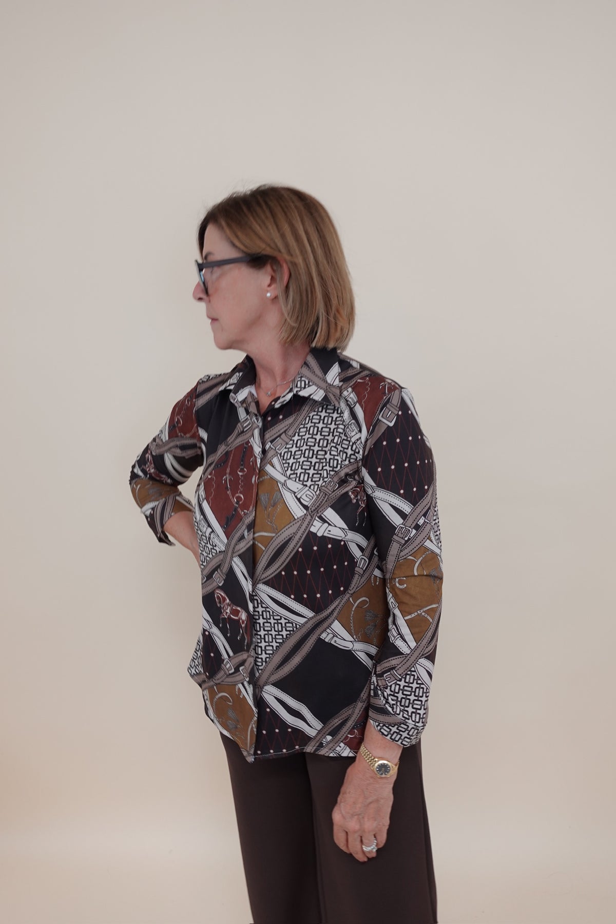 Camicia Fantasy Marrone