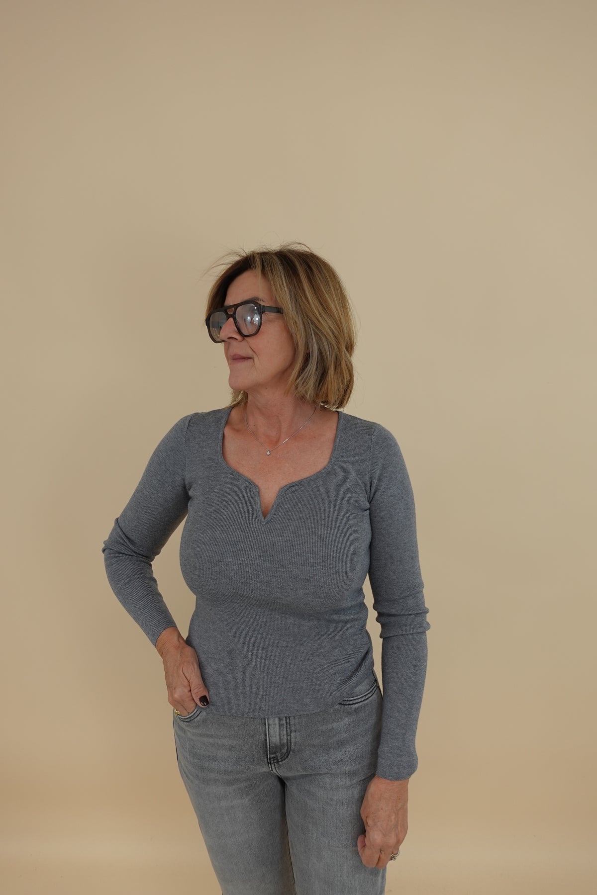 Maglia Elisa Grigio