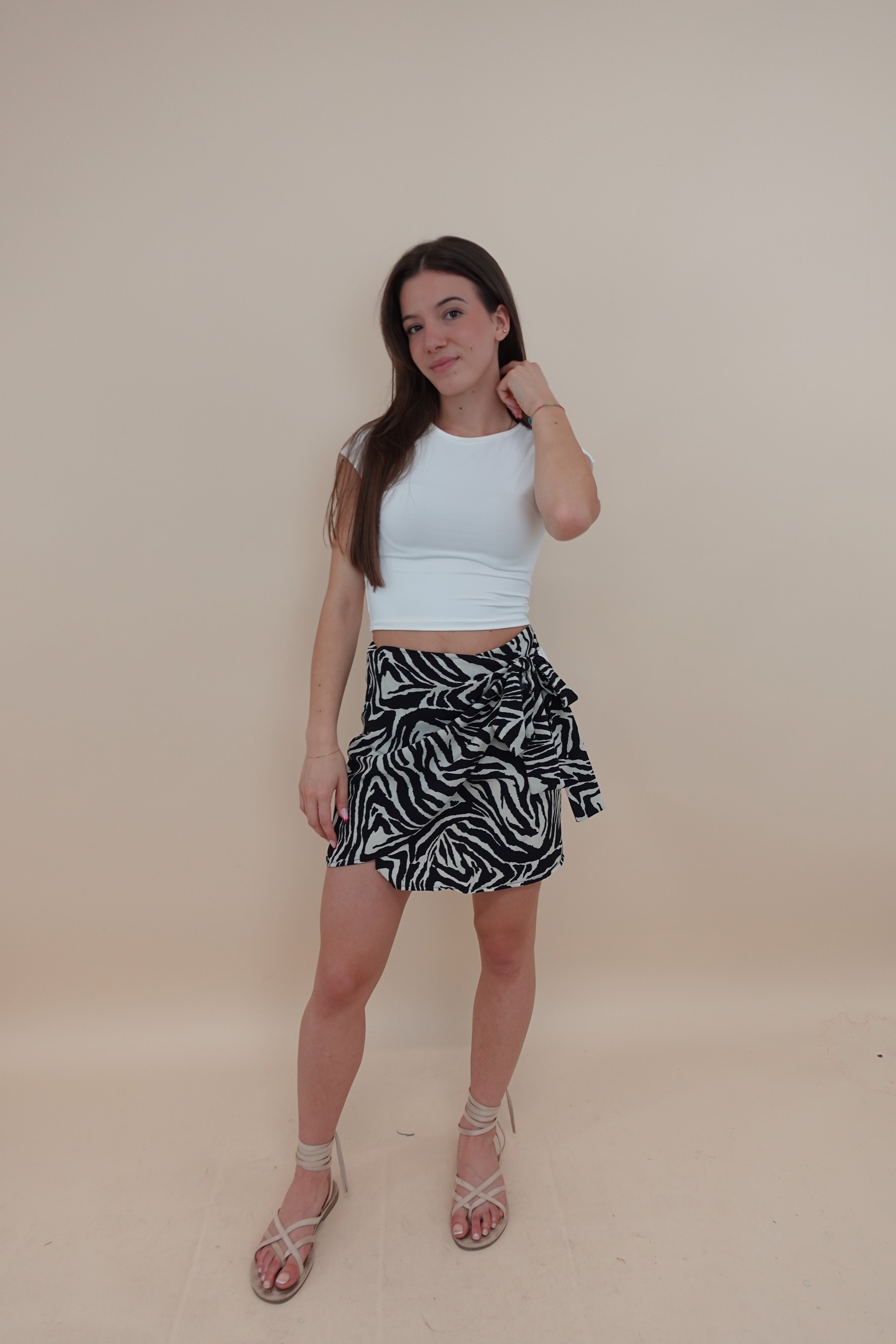 Gonna Pareo Short Zebrato