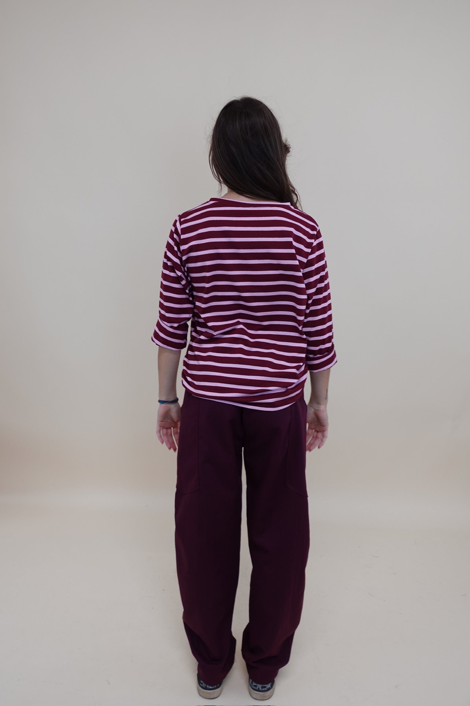Pantalone Cargo Bordeaux