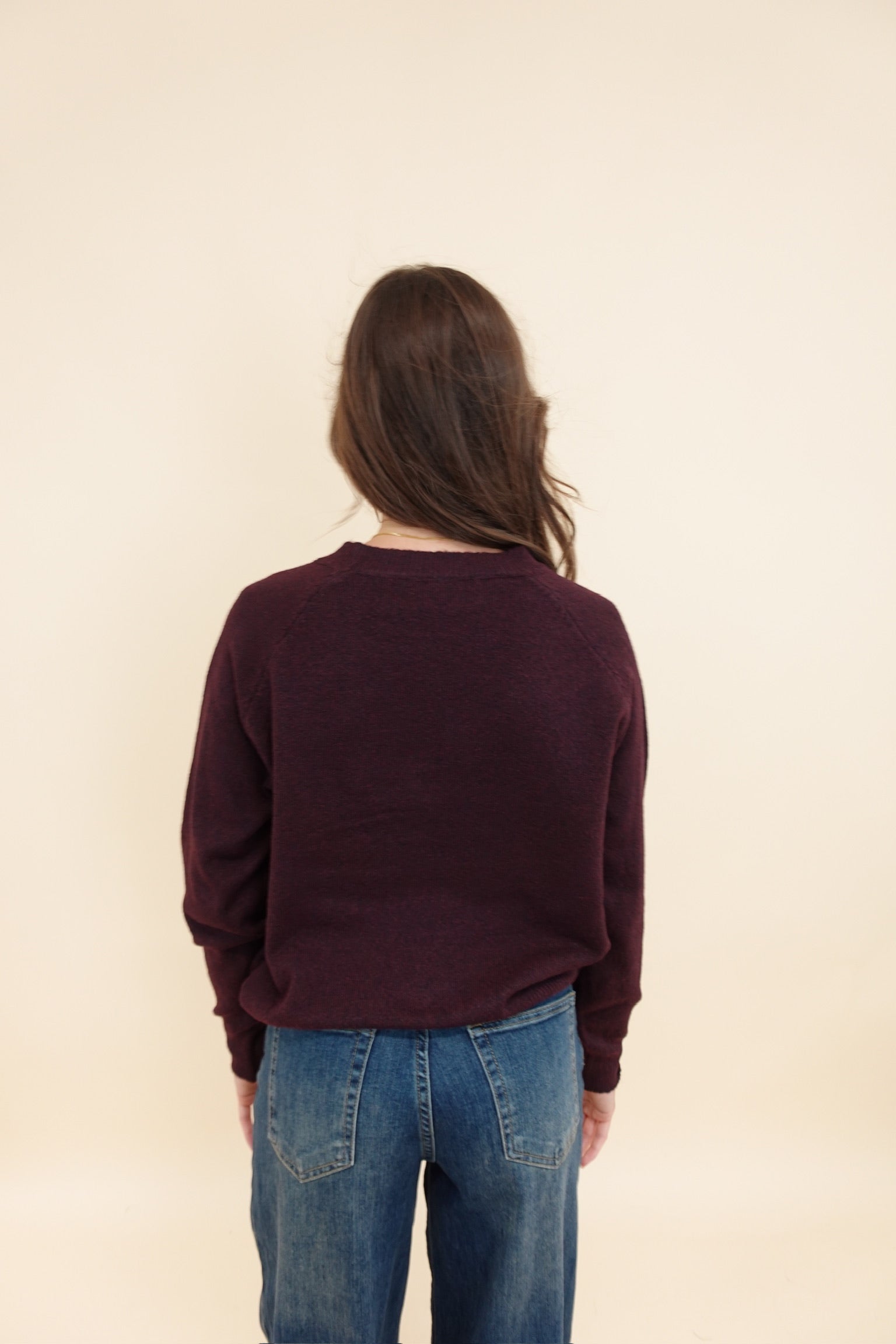 Maglione Mon Amour Bordeaux