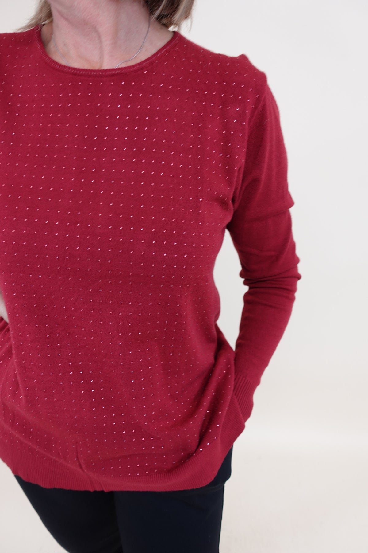 Maglia Shine Bordeaux