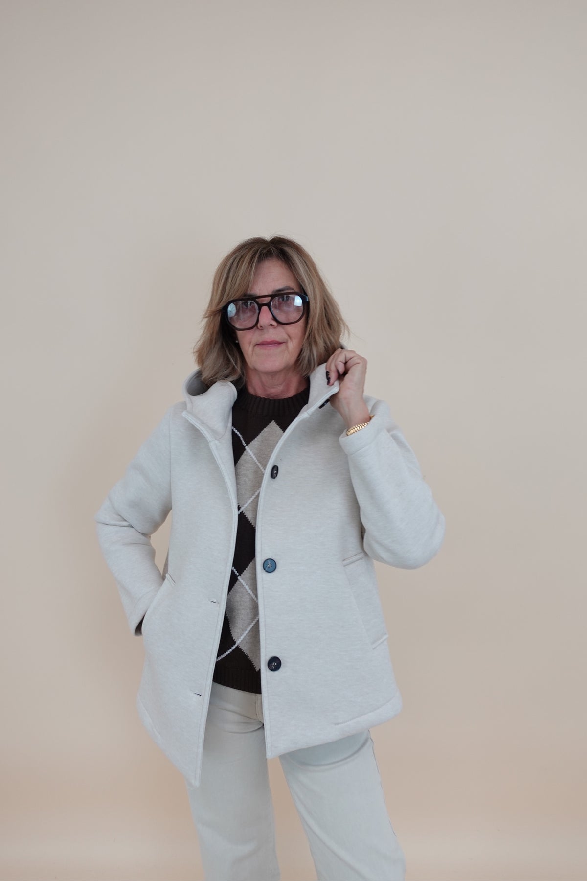 Giacca Simona Panna