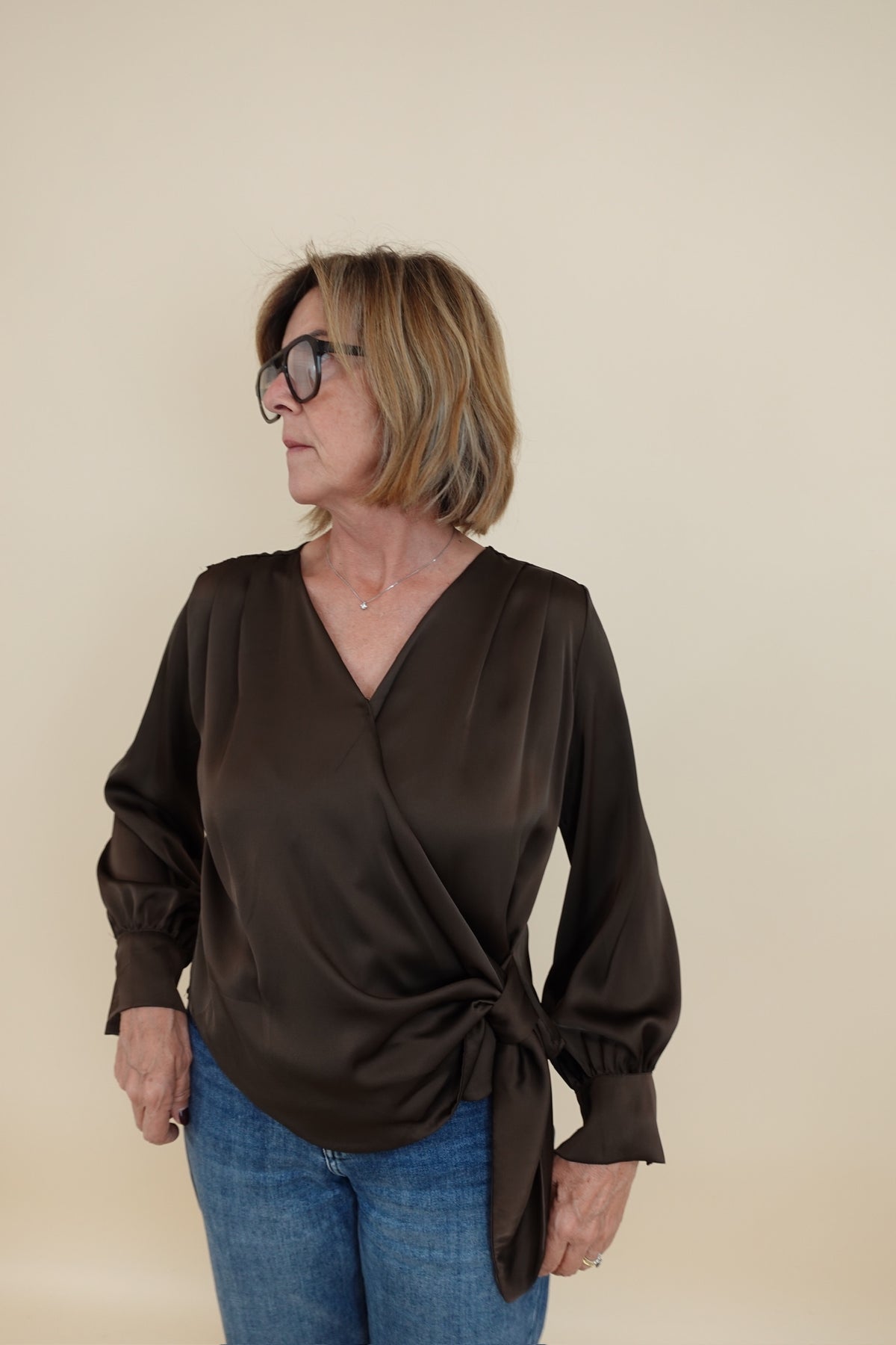 Camicia Anna Marrone