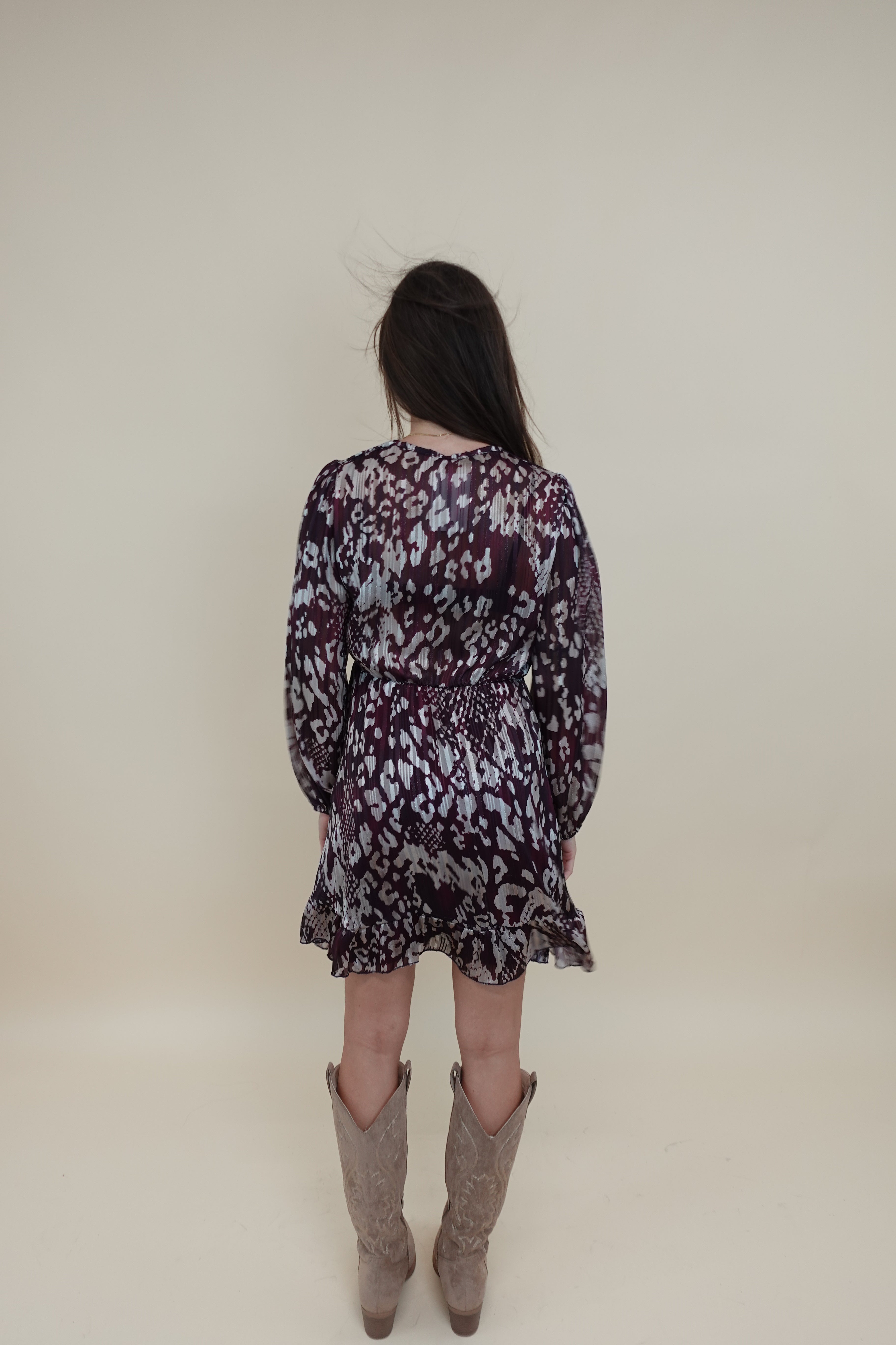 Abito Valentina Bordeaux