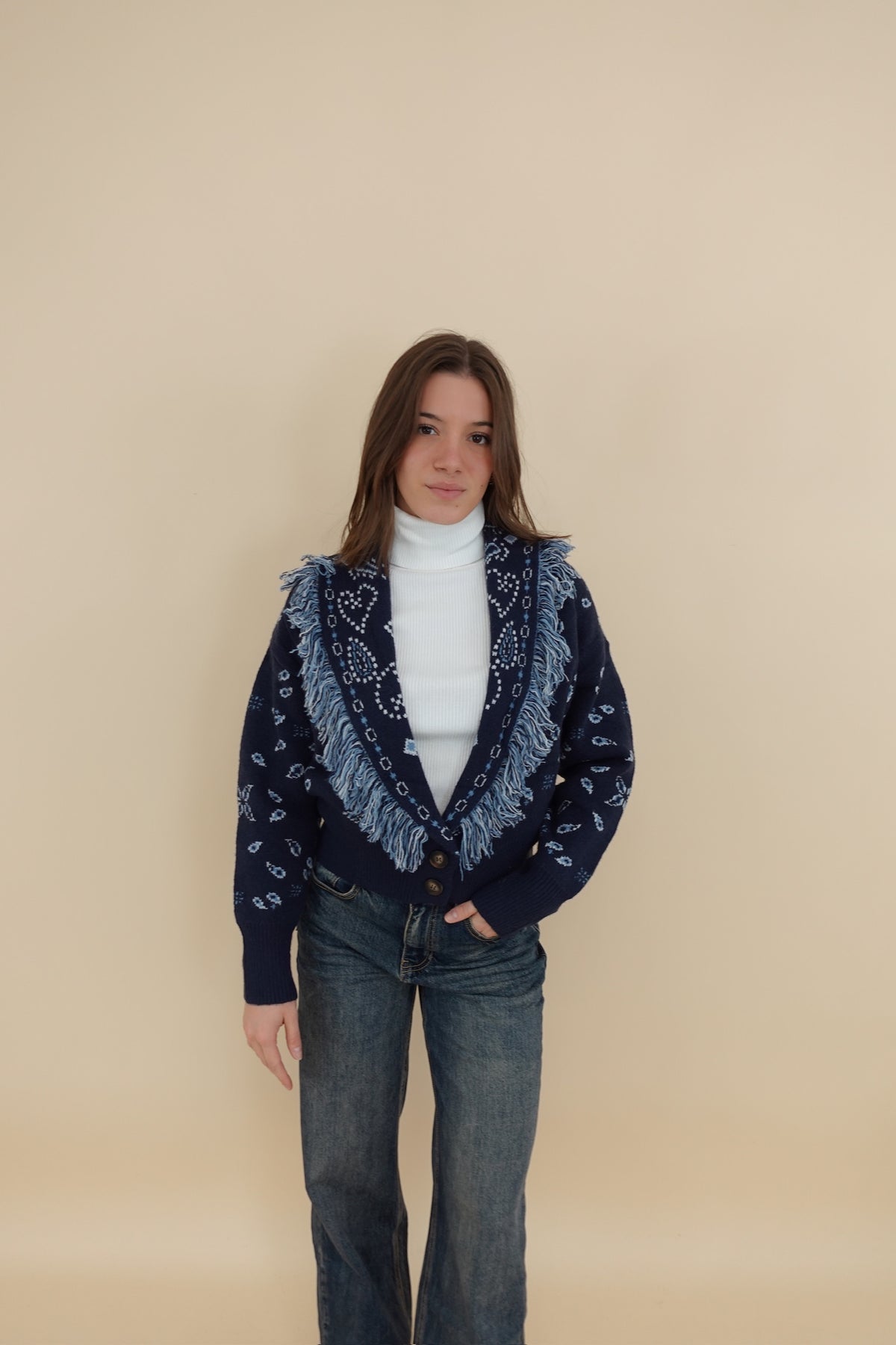 Cardigan Aosta Blu