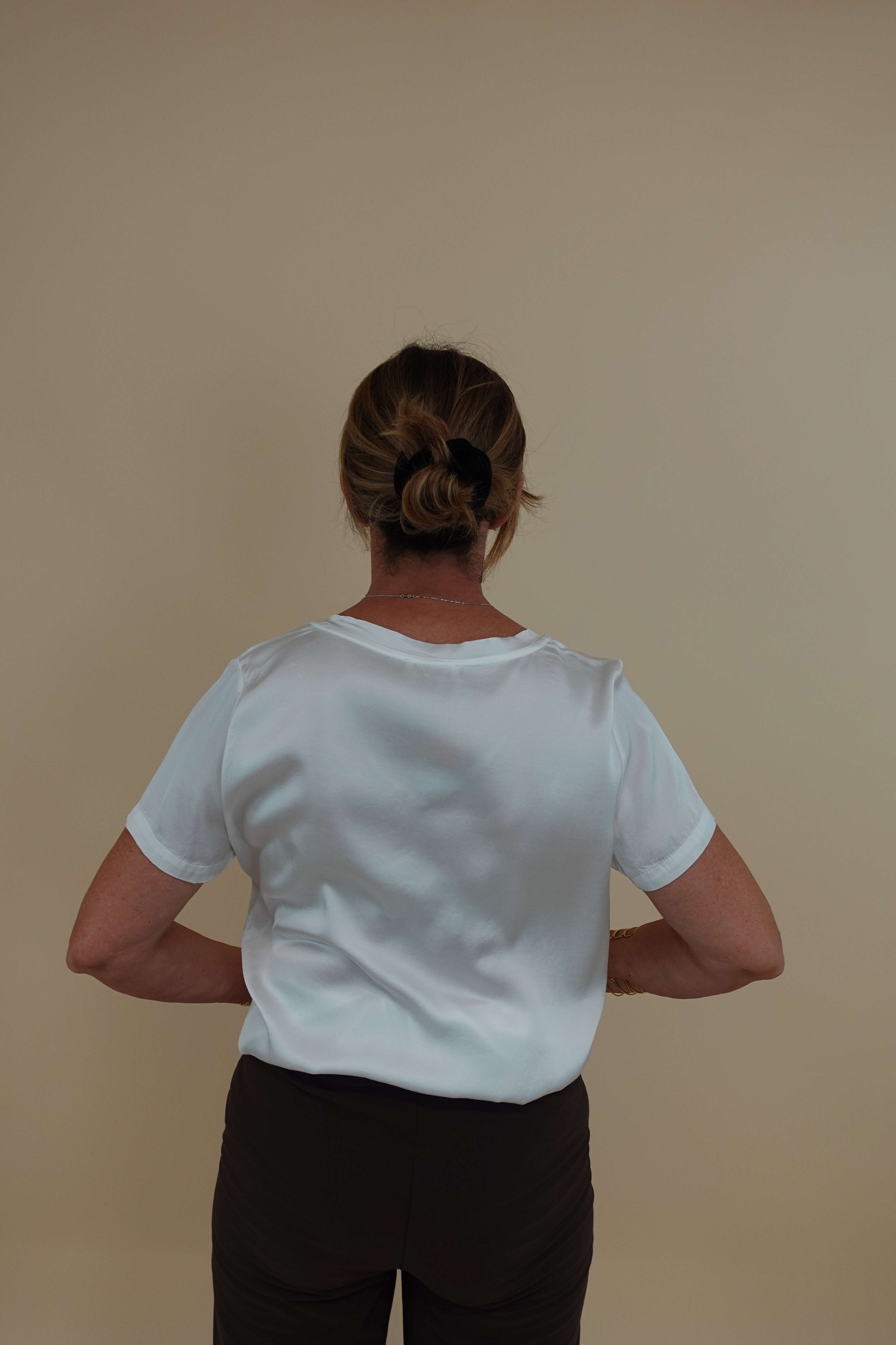 Maglia Satin V Bianco
