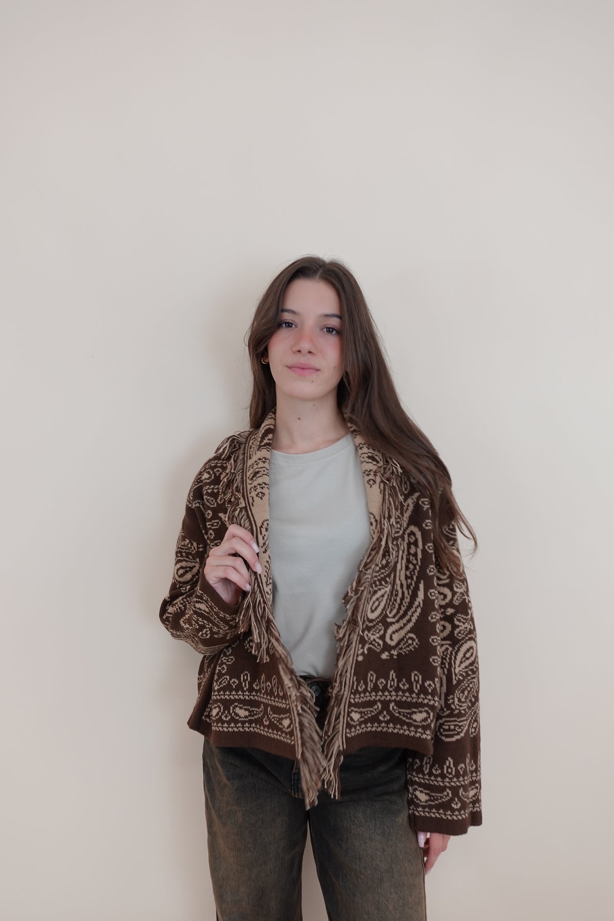Cardigan Ortisei Marrone