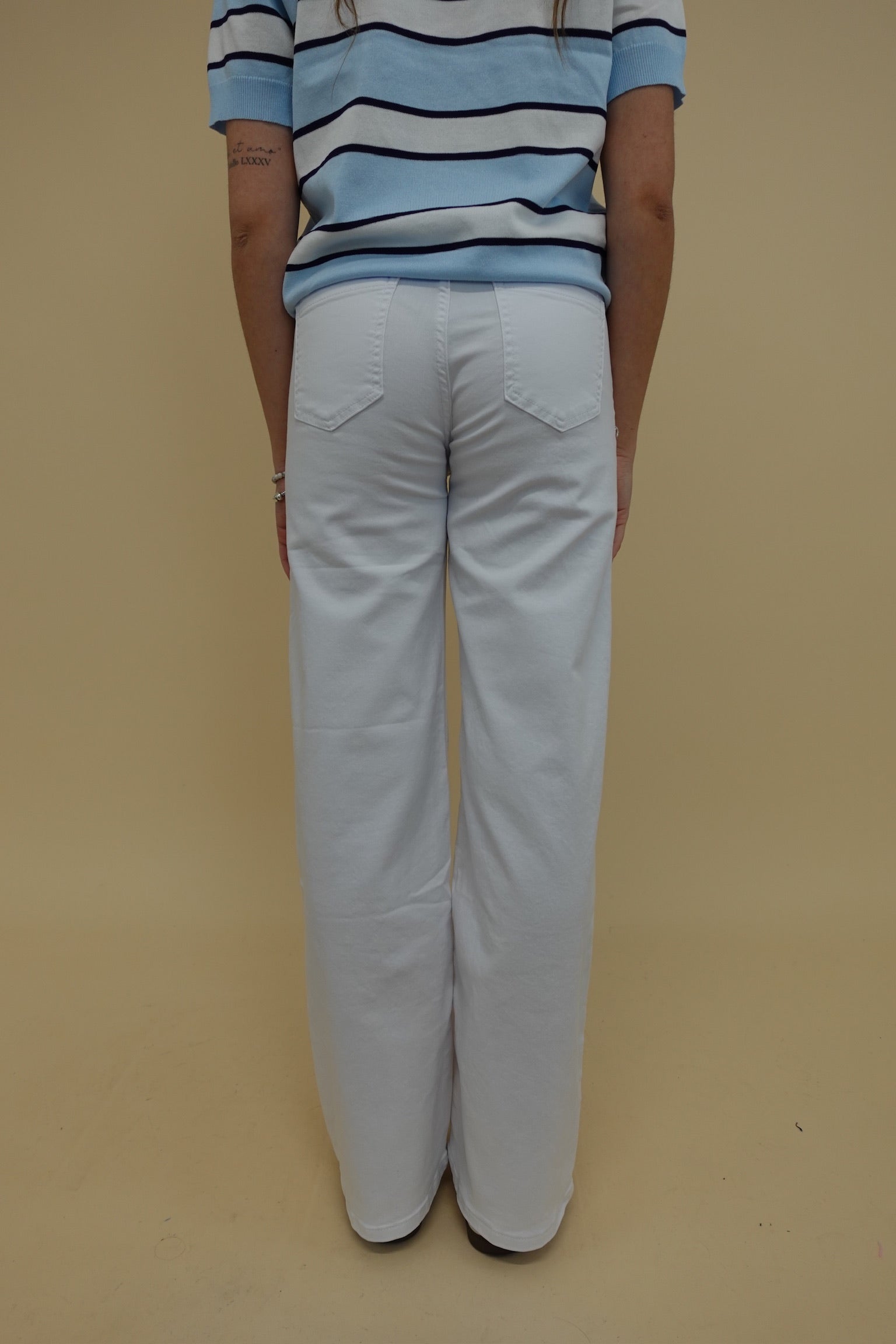 Jeans Palazzo Bianco