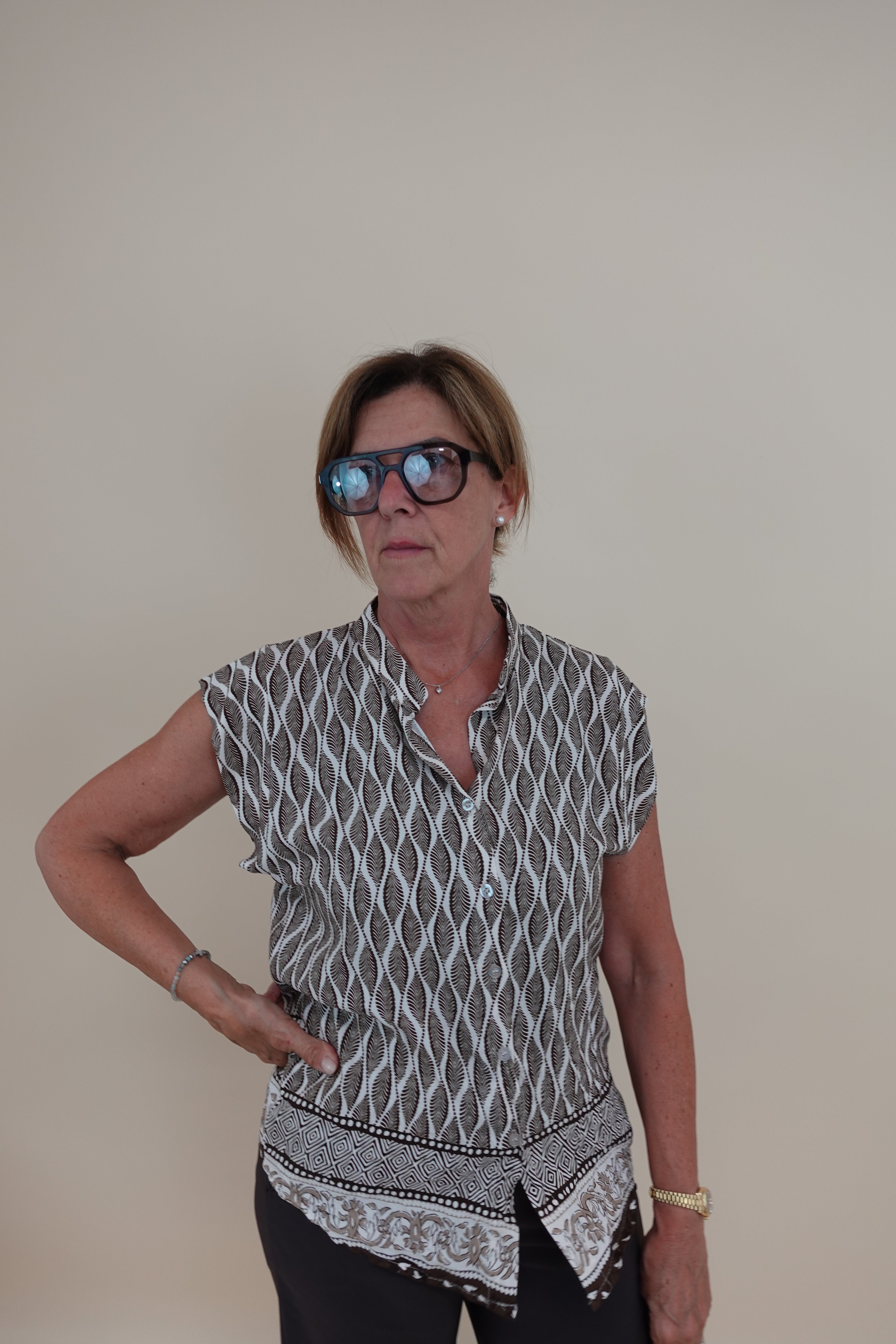 Camicia Erika Marrone