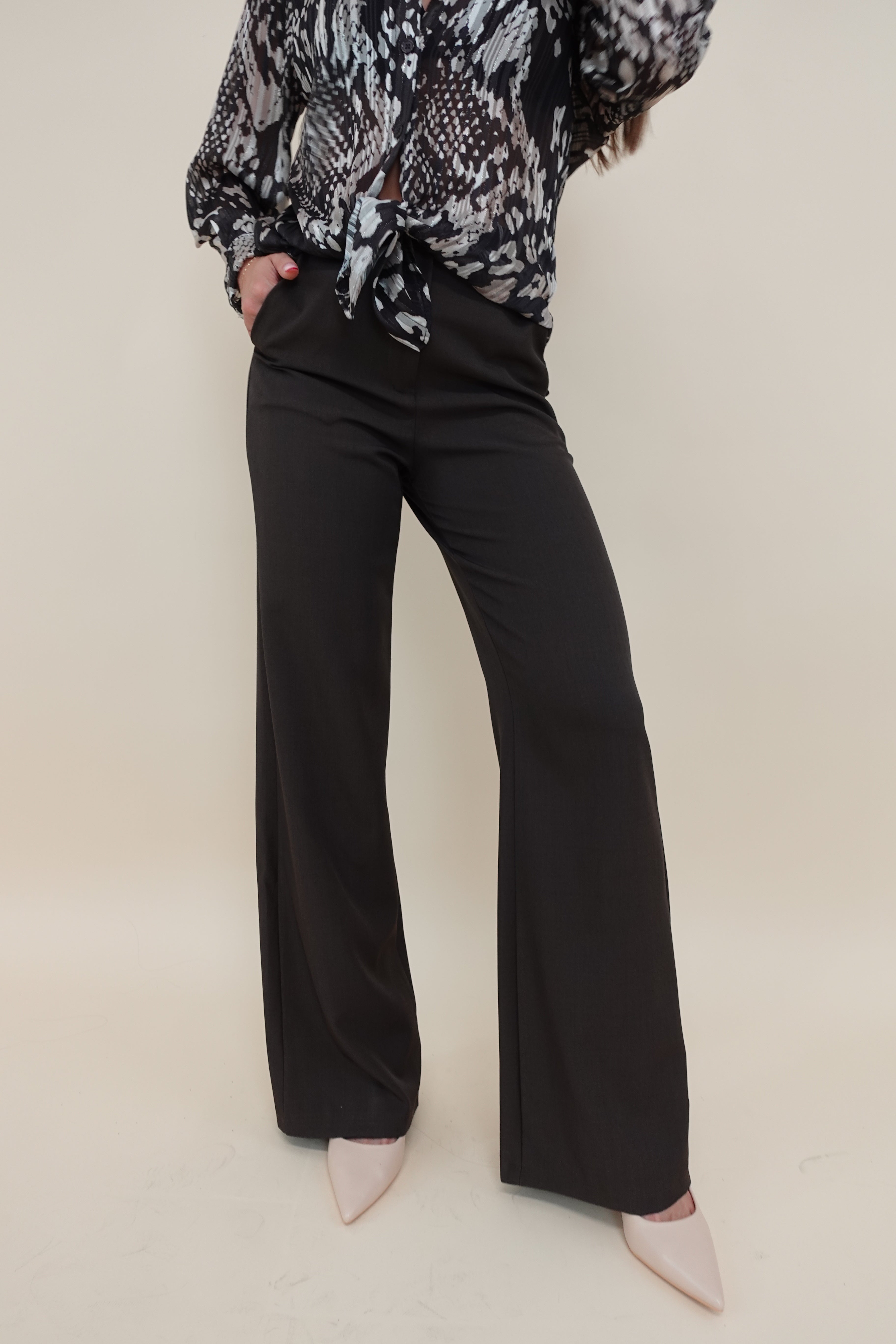 Pantalone Office Marrone