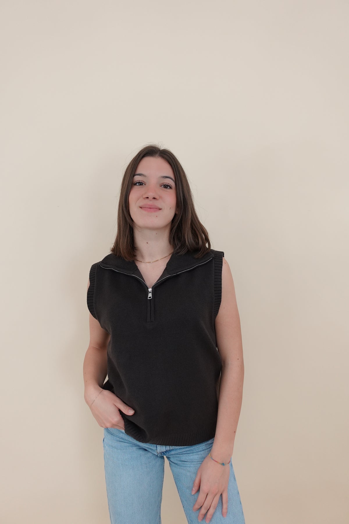 Gilet Mountain Marrone
