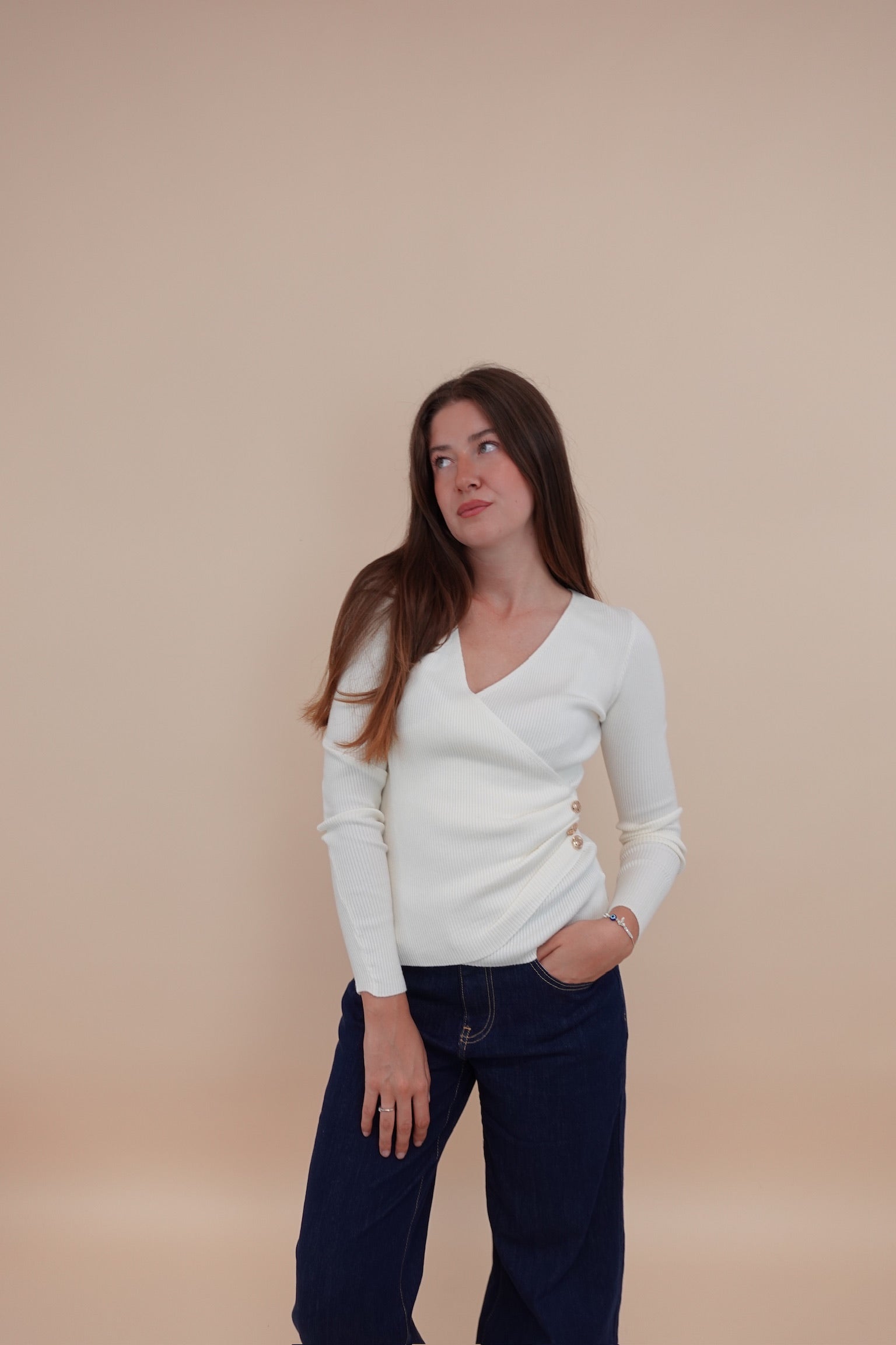 Maglioncino Elisabetta Bianco