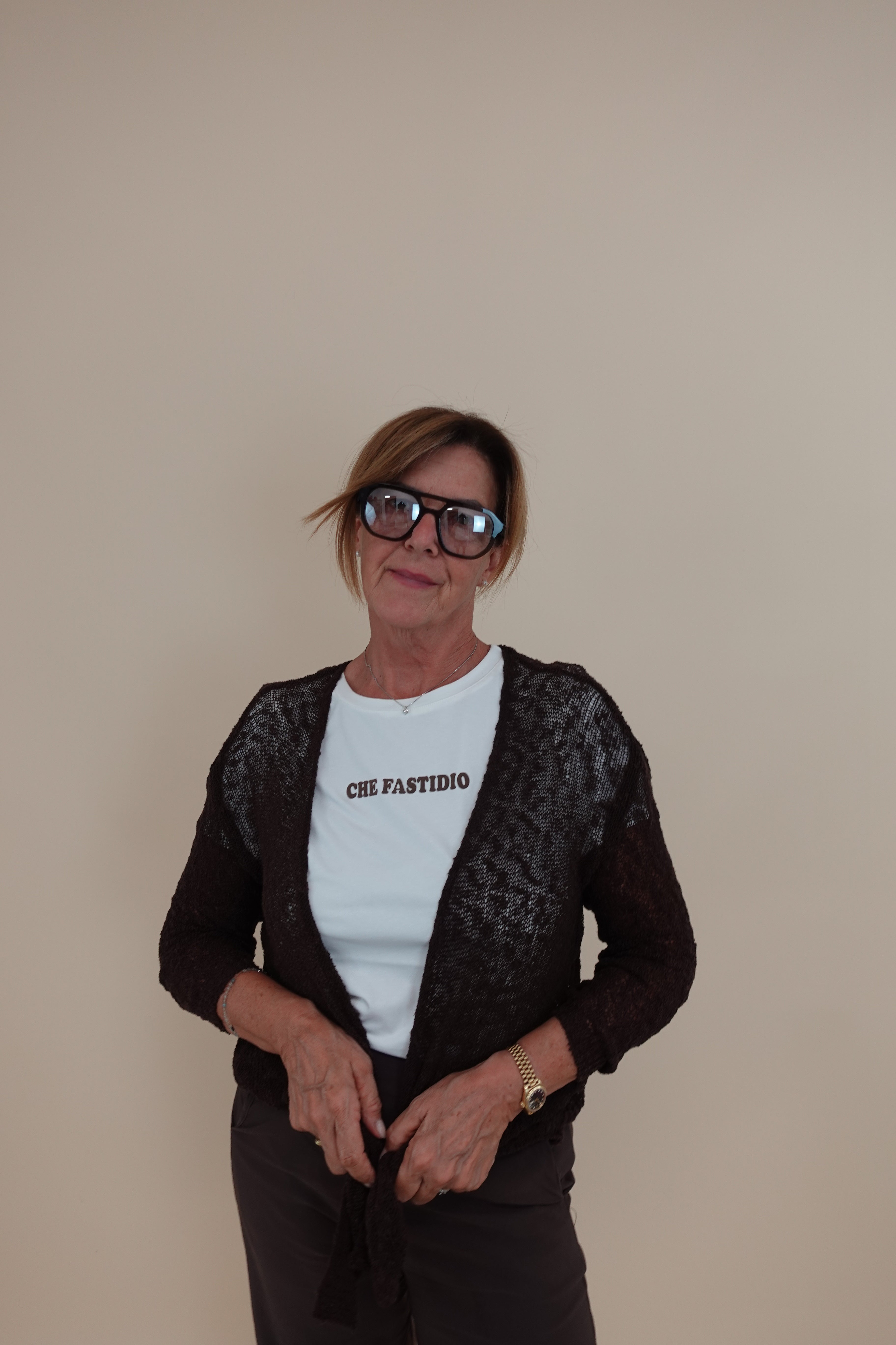 Cardigan Canazei Marrone