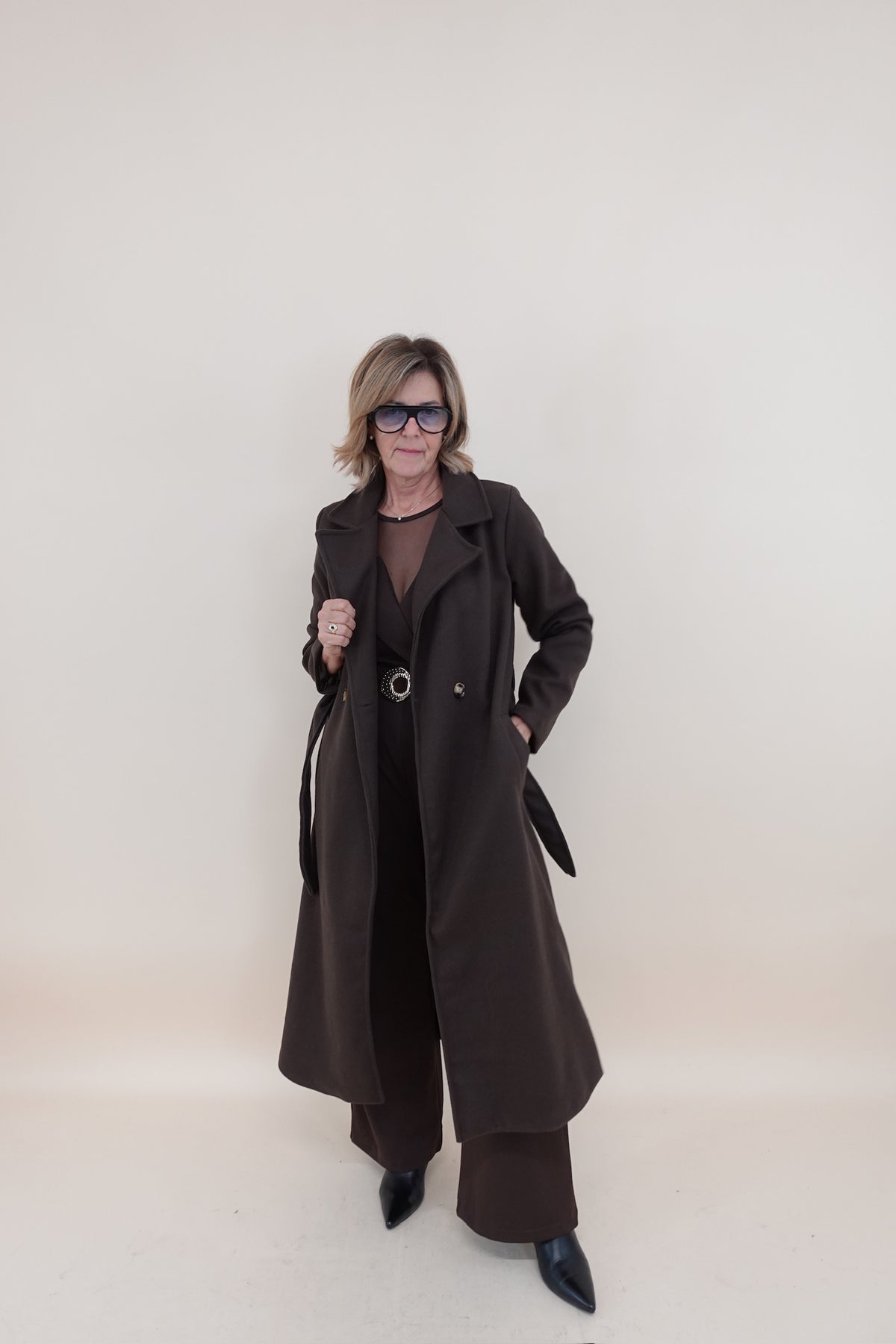 Cappotto Long Marrone