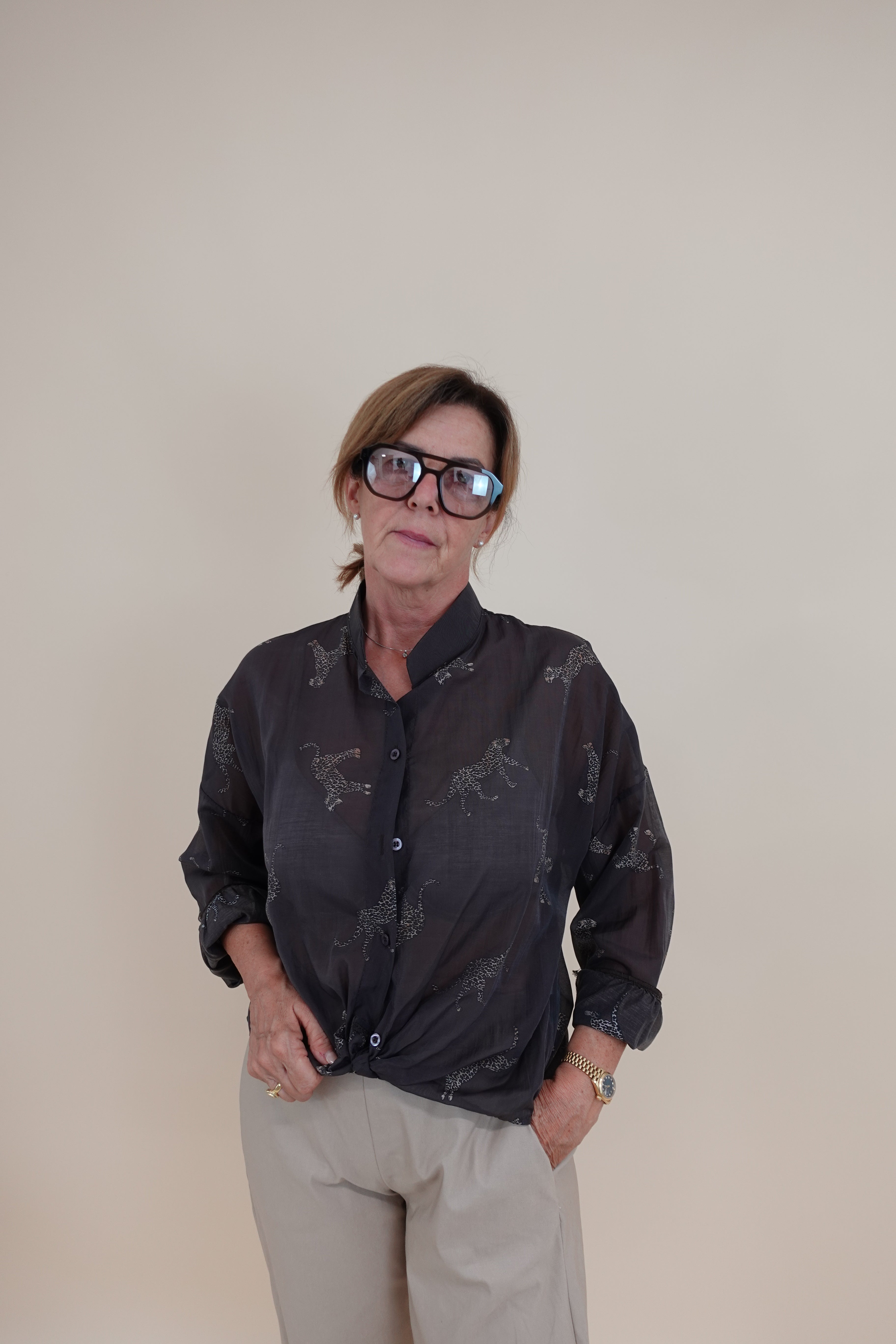Camicia Ghepardo Brown