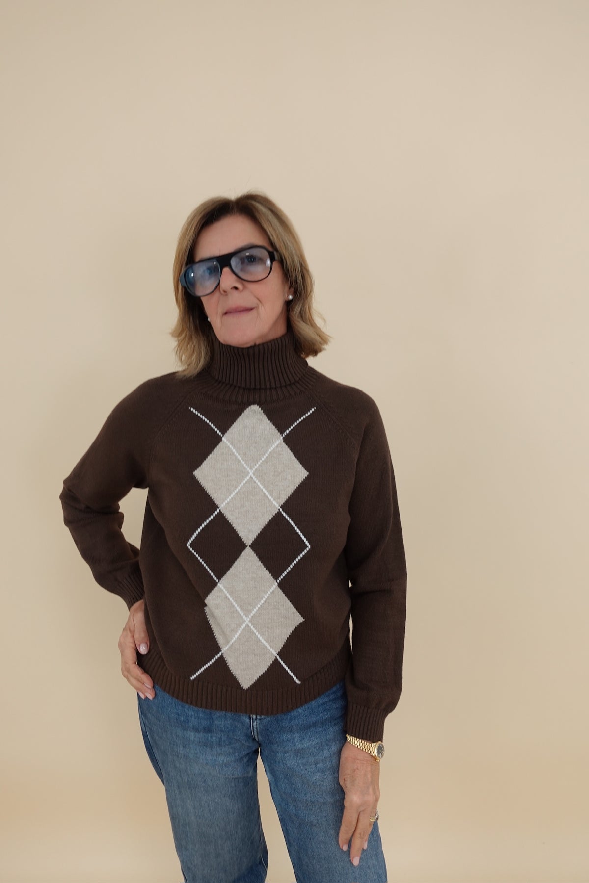 Dolcevita Rombi Marrone
