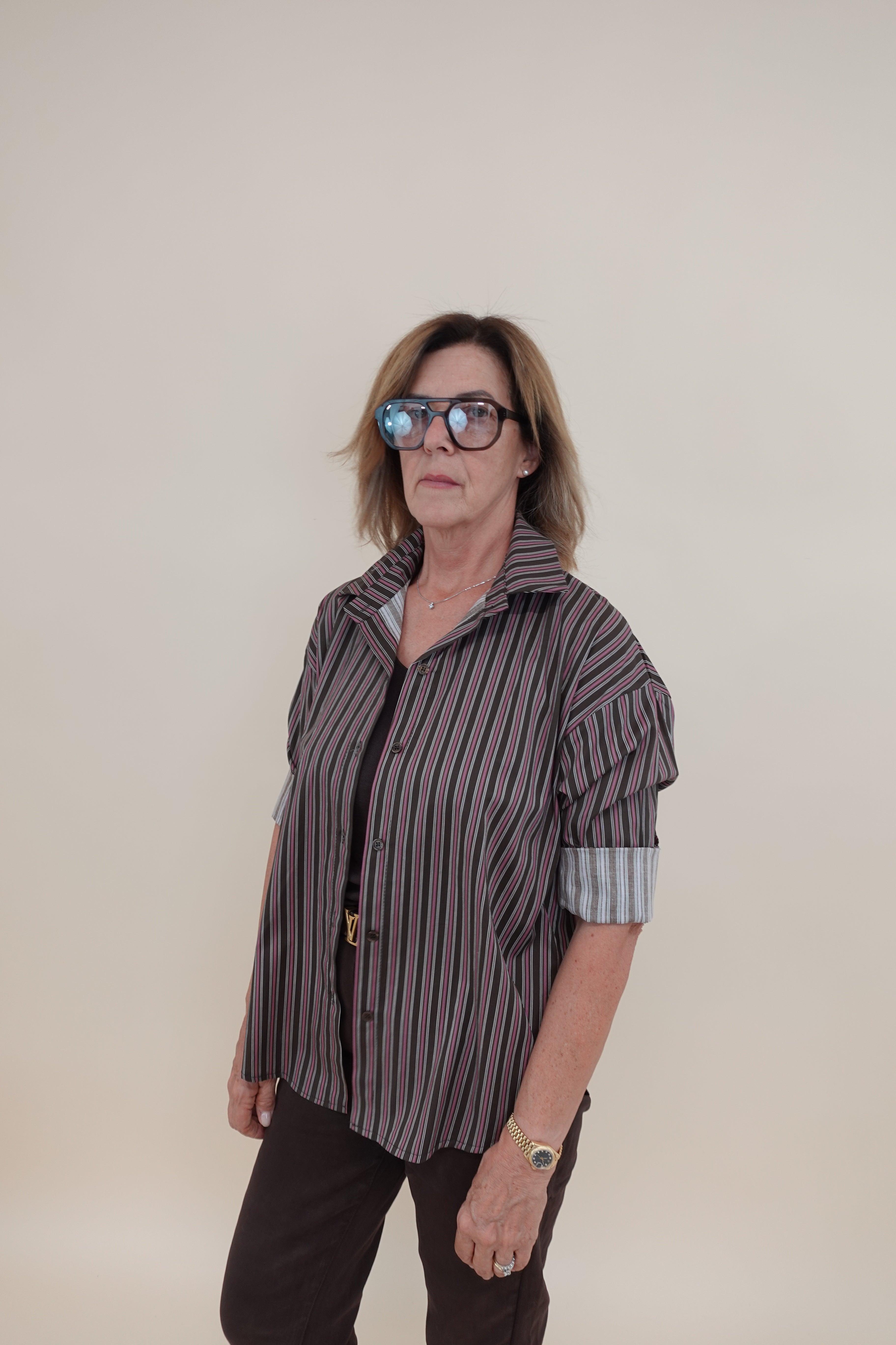Camicia Barbara marrone