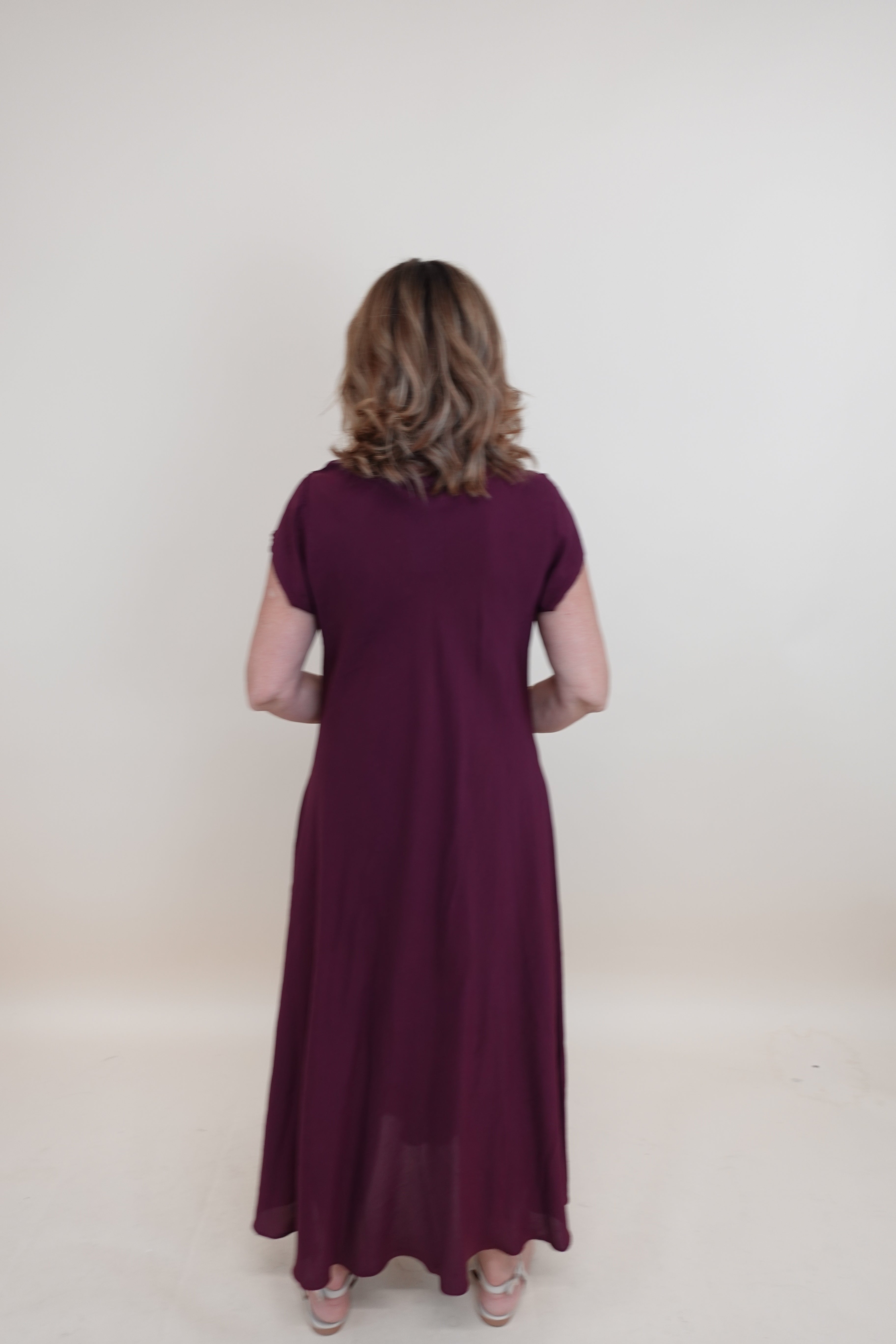 Abito Mariella Bordeaux