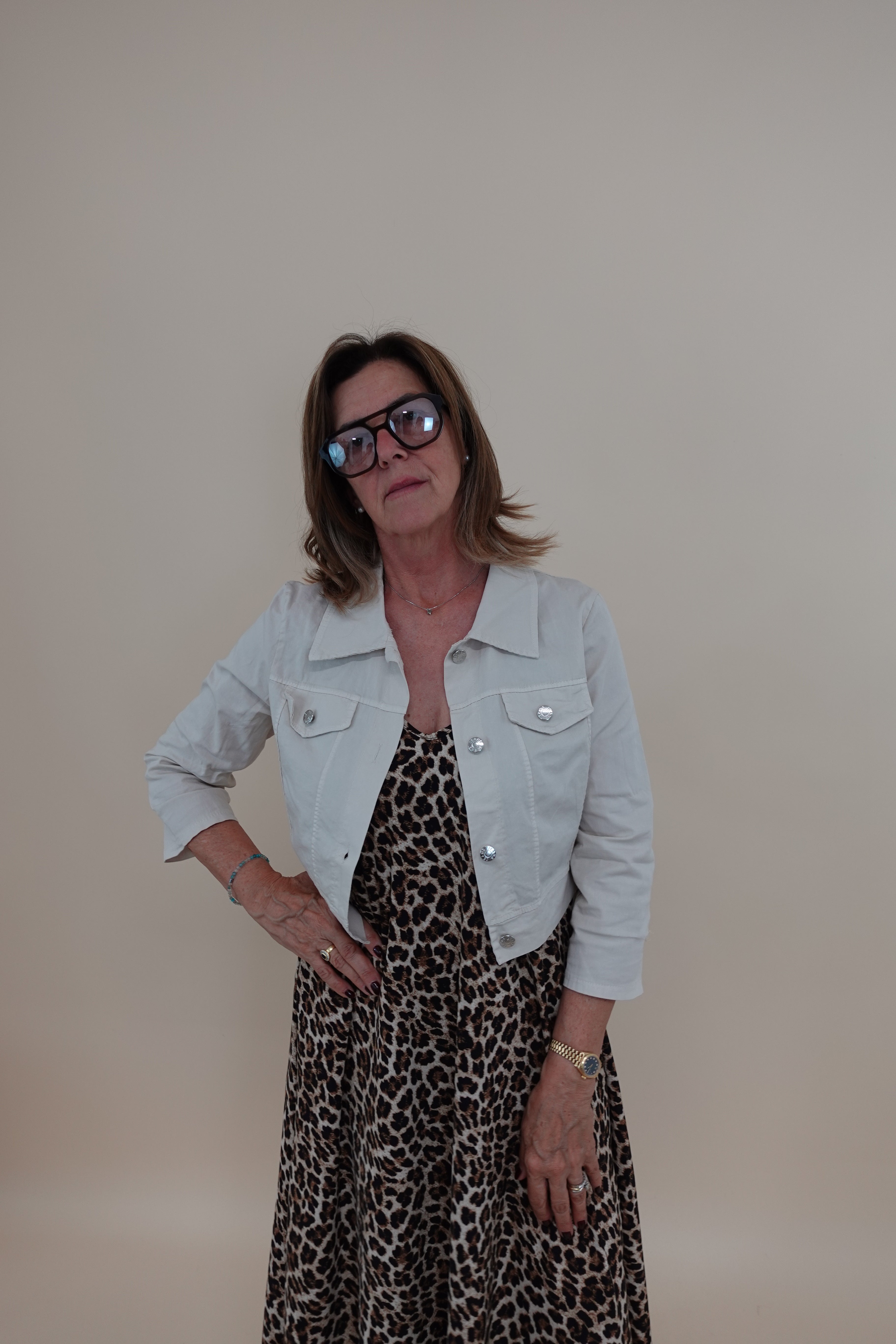 Giacca Crop Beige