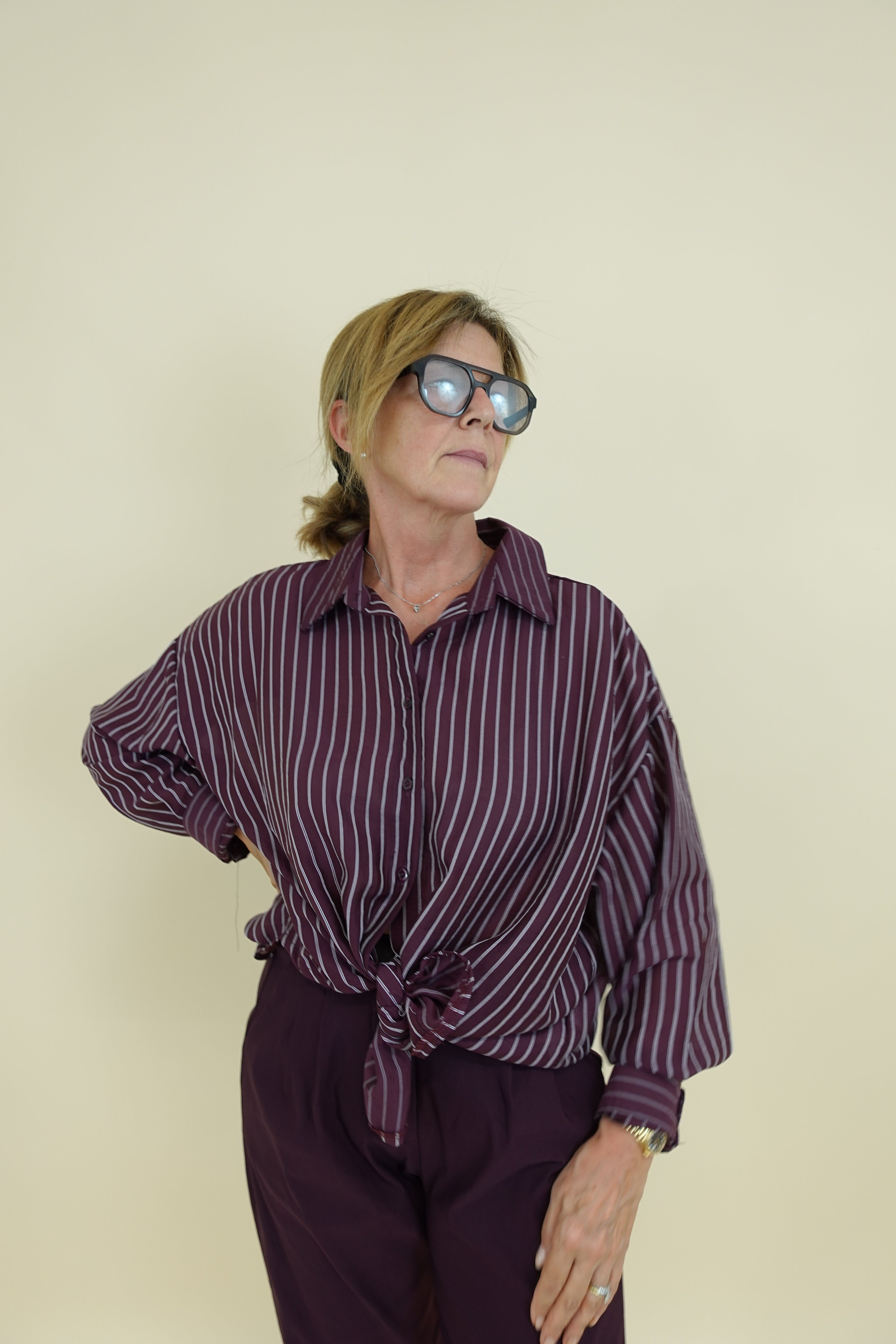 Camicia Milena Bordeaux