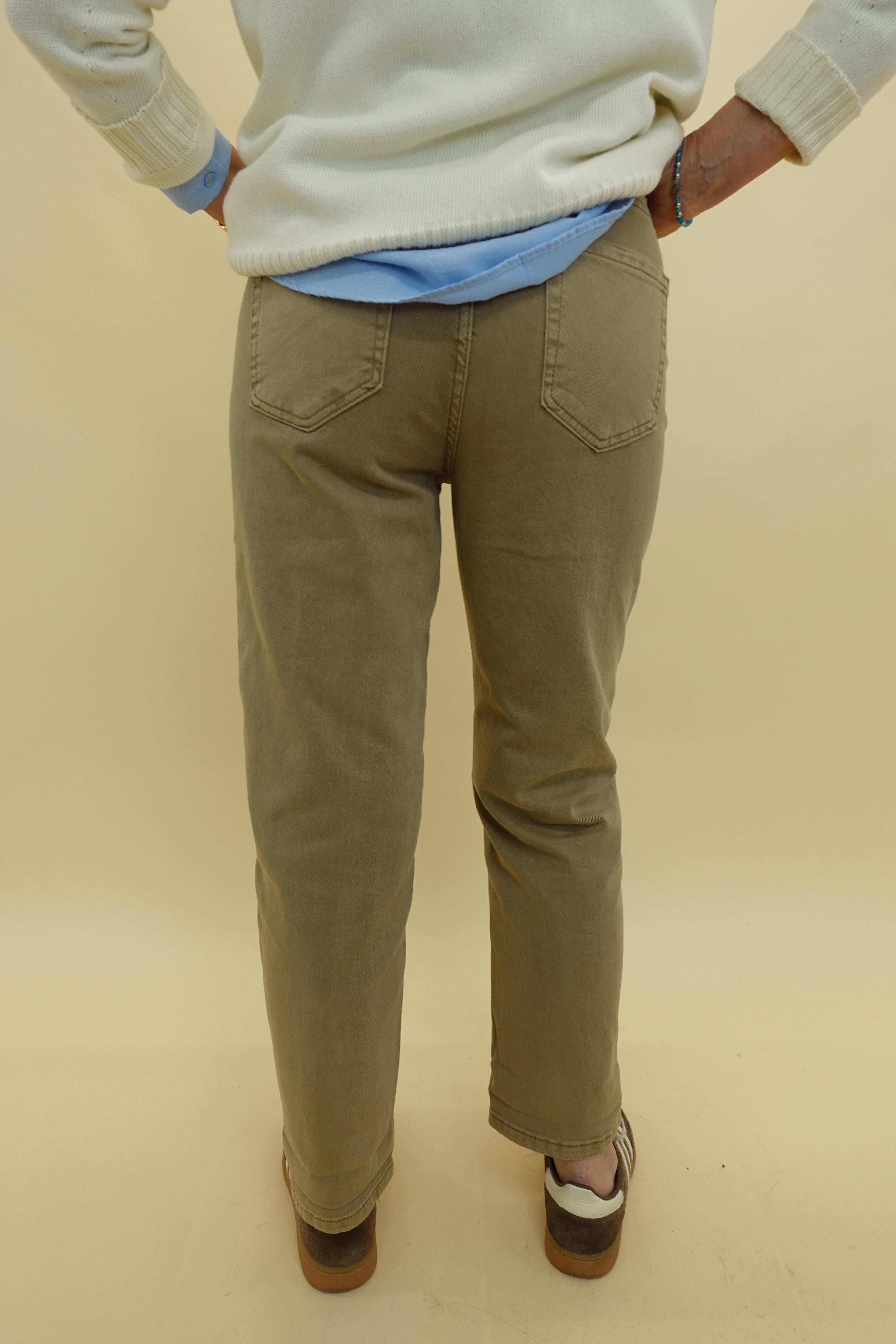 Jeans Momfit Cammello