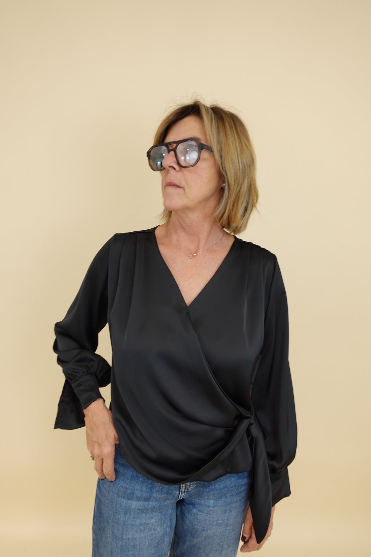 Camicia Anna Nera