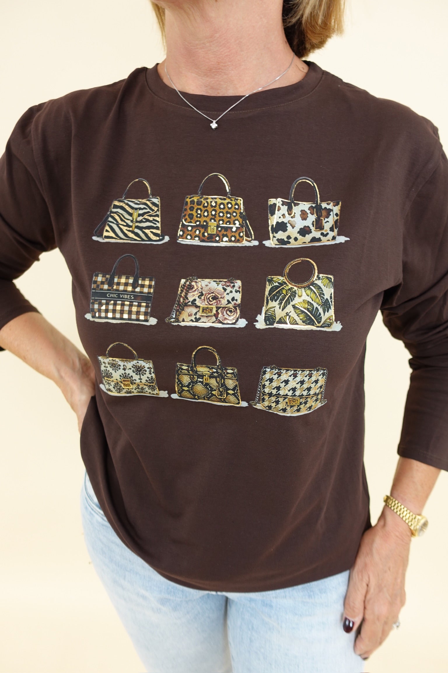 Maglia Borse Brown