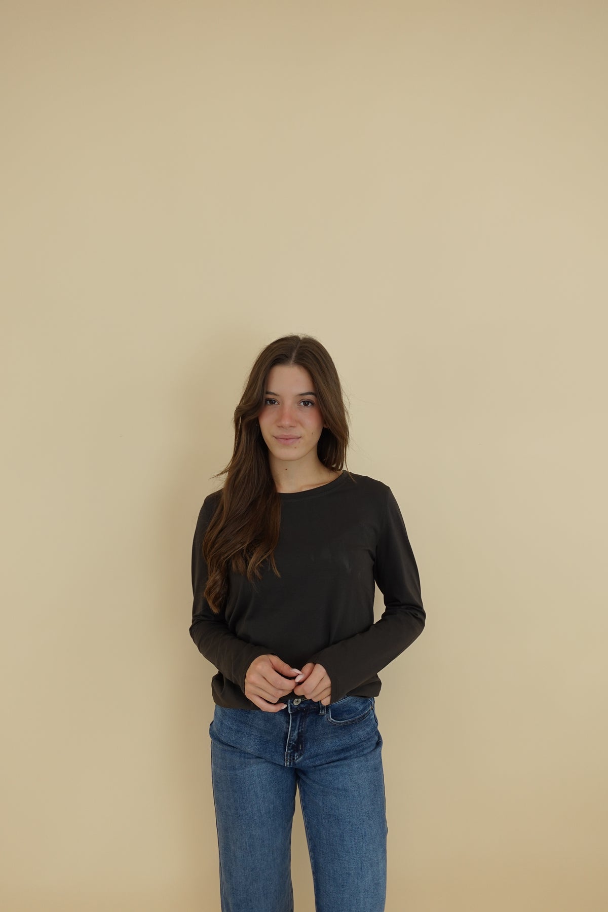 Maglia Long Sleeve Marrone