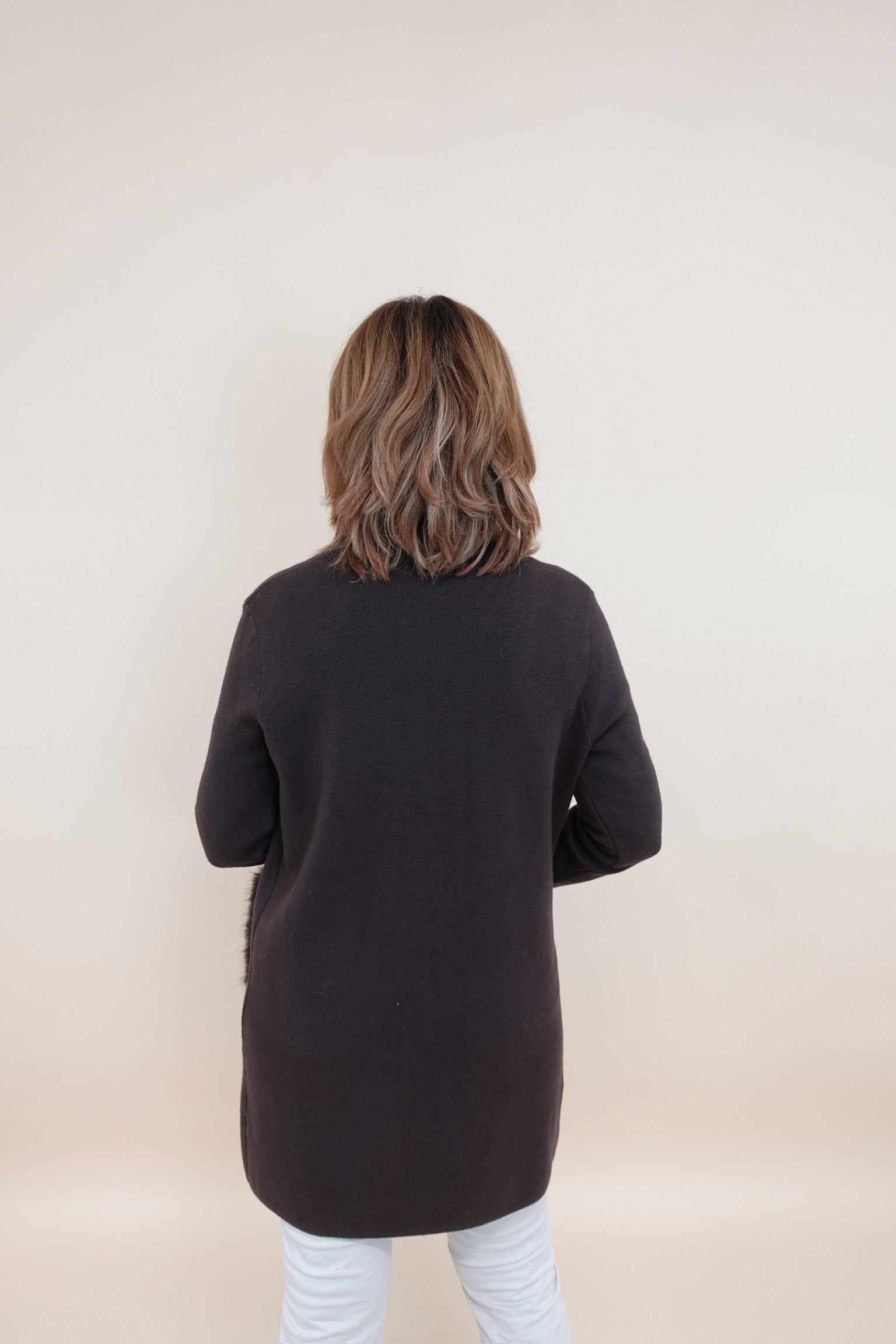 Cardigan Camilla Marrone