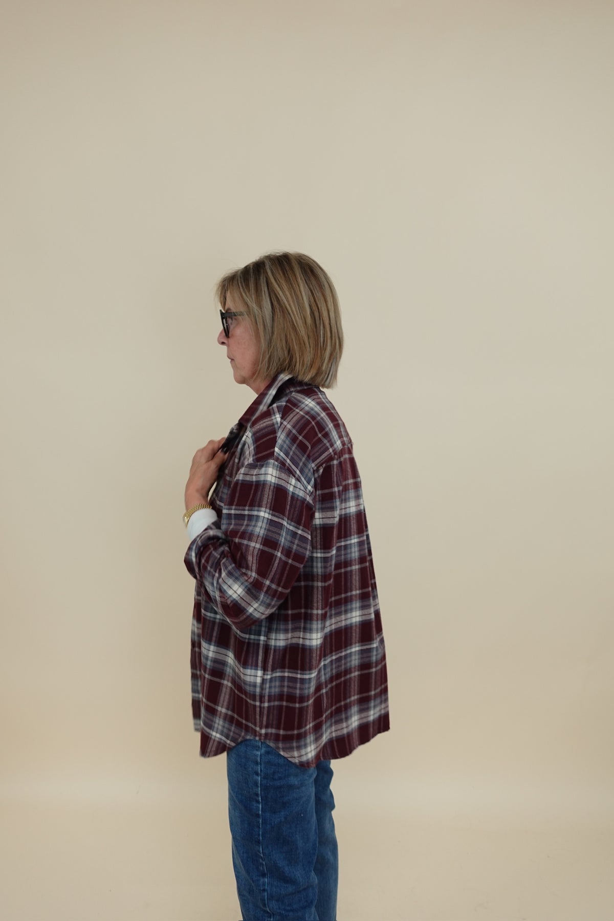 Camicia Forest Bordeaux