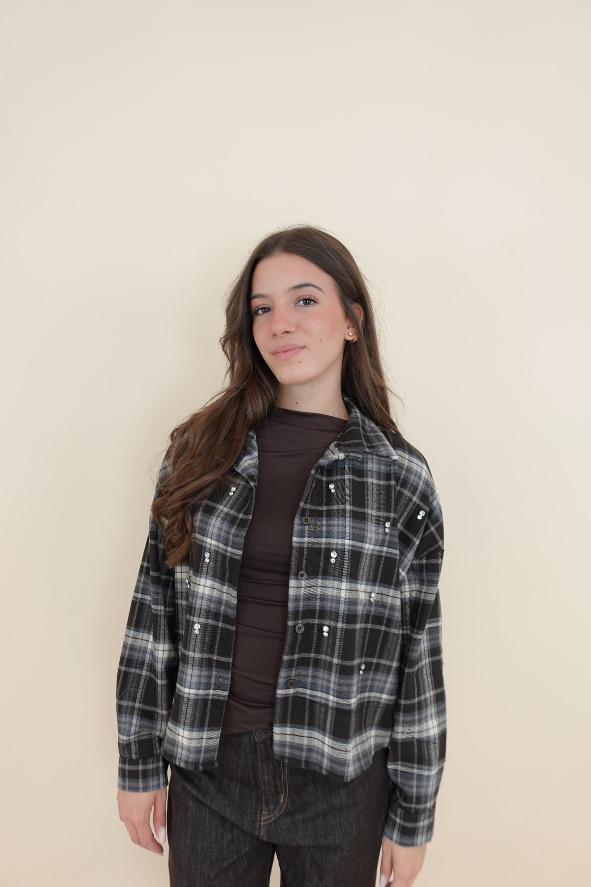 Camicia Valentina Marrone
