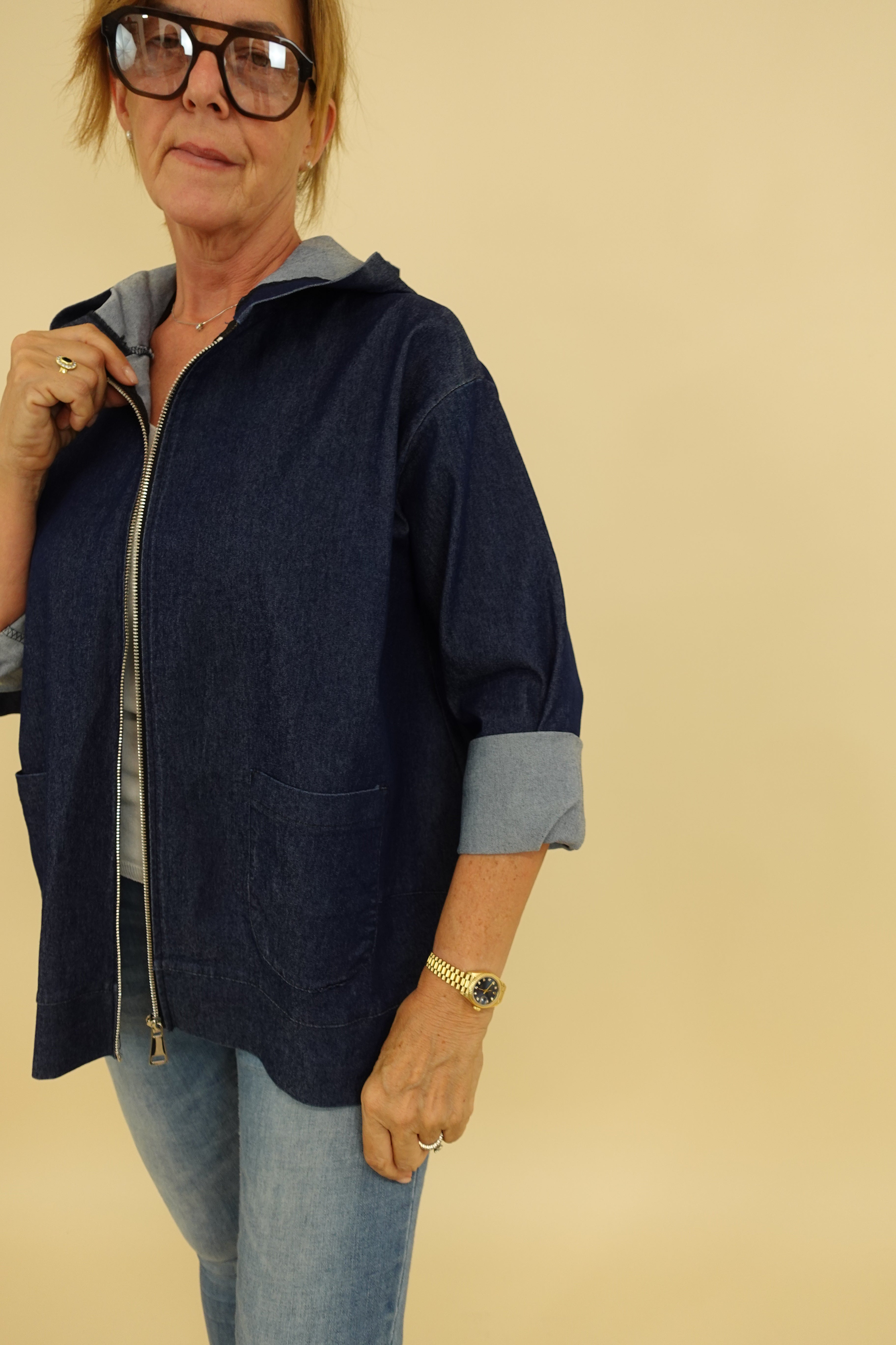 Giacca over jeans