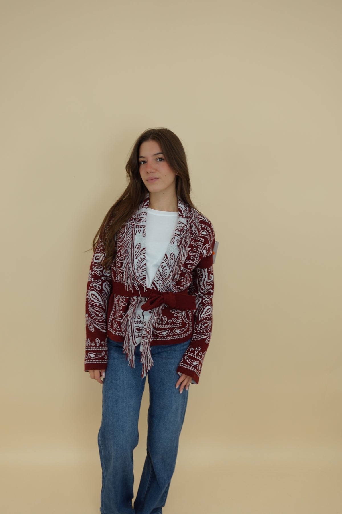 Cardigan Ortisei Bordeaux
