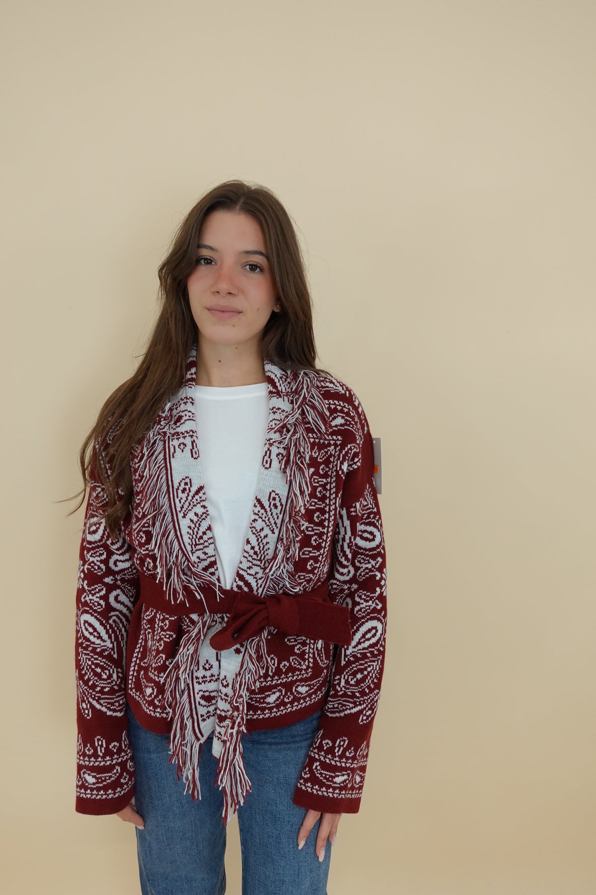 Cardigan Ortisei Bordeaux