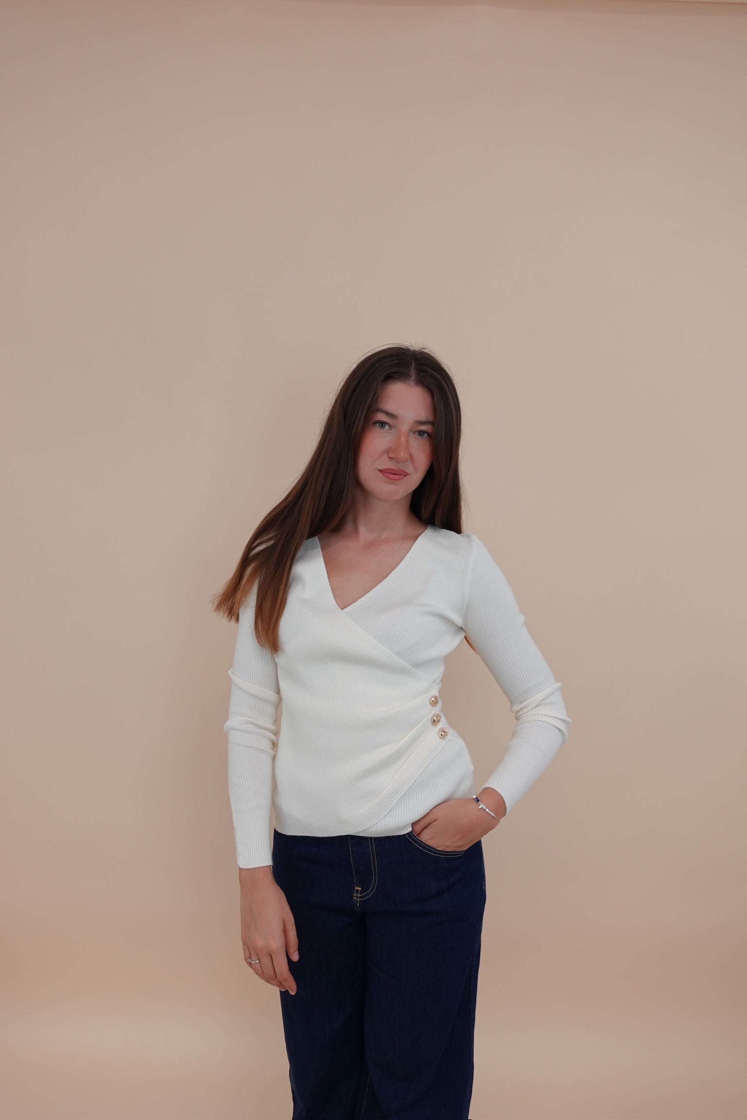 Maglioncino Elisabetta Bianco