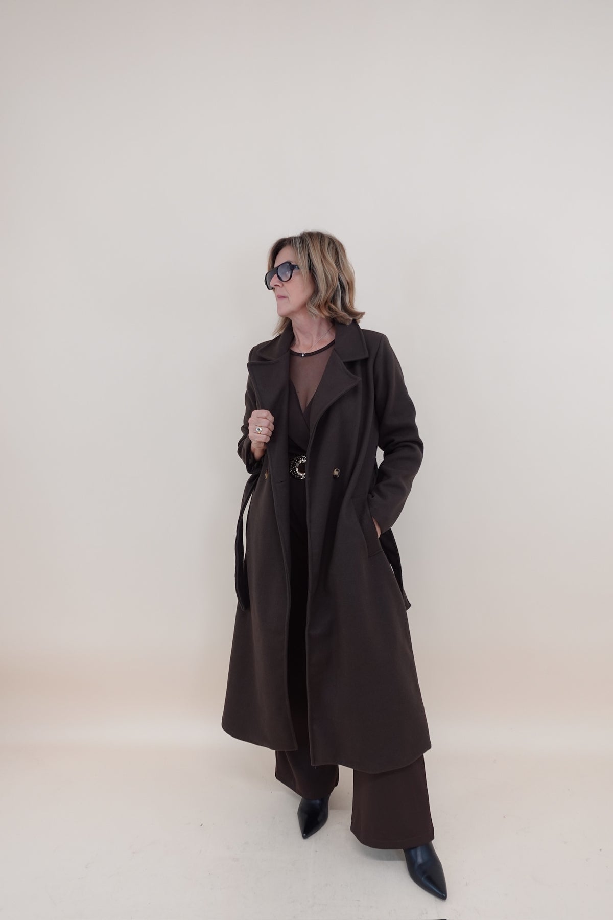 Cappotto Long Marrone