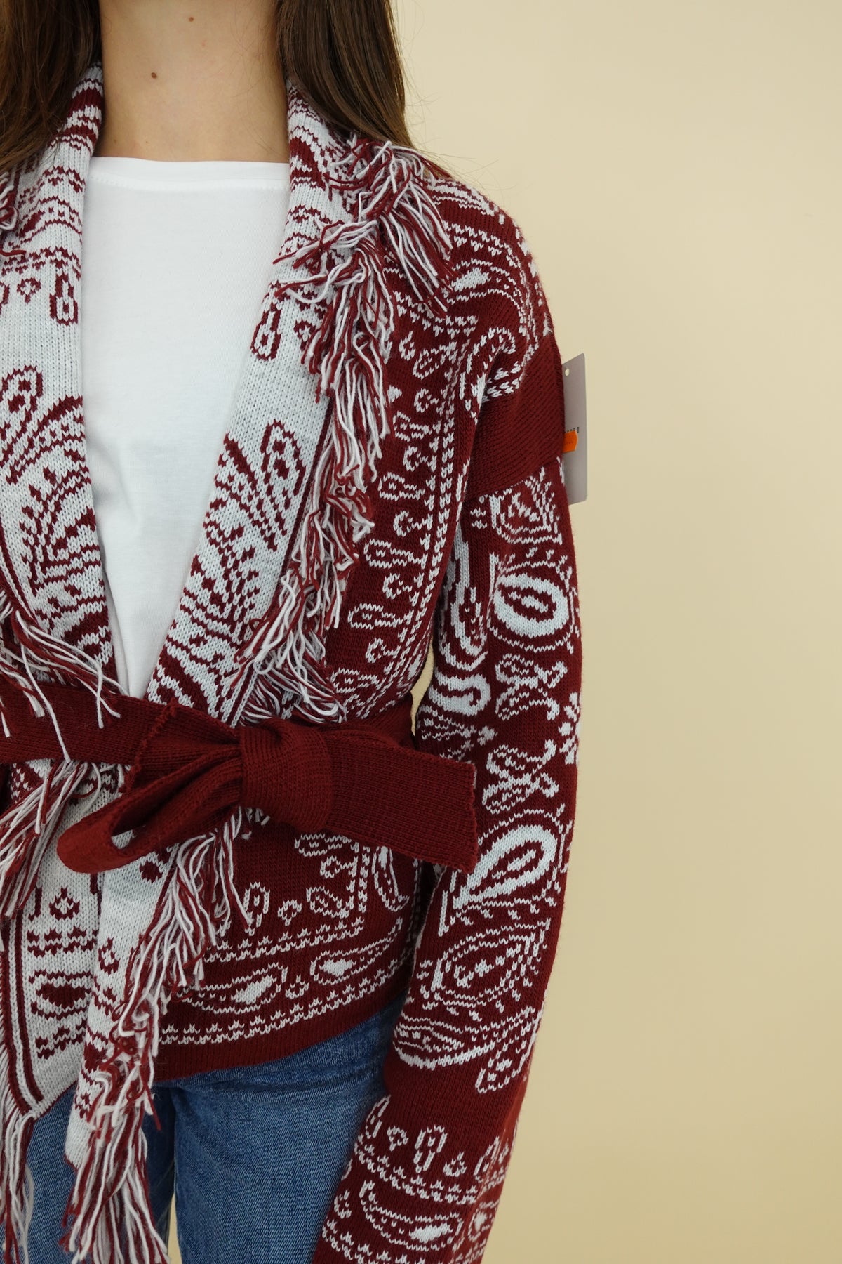 Cardigan Ortisei Bordeaux