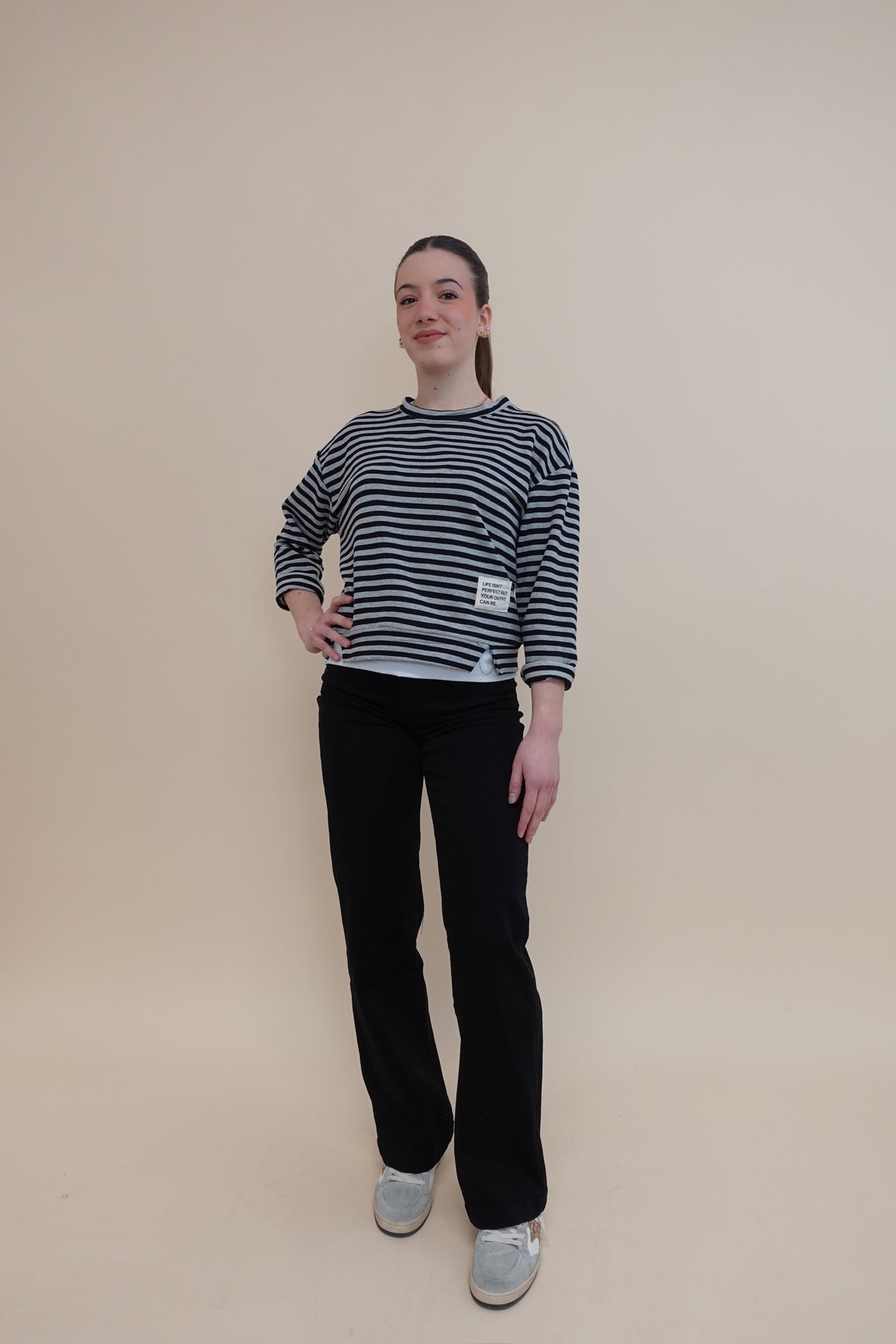 Jeans Palazzo Black