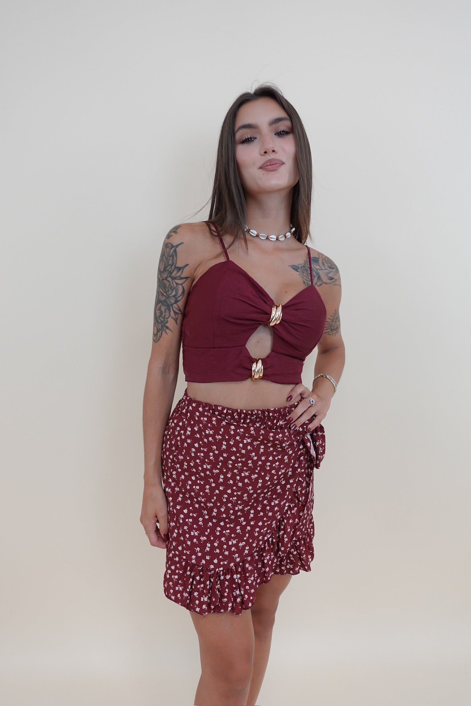 Top Creta Bordeaux