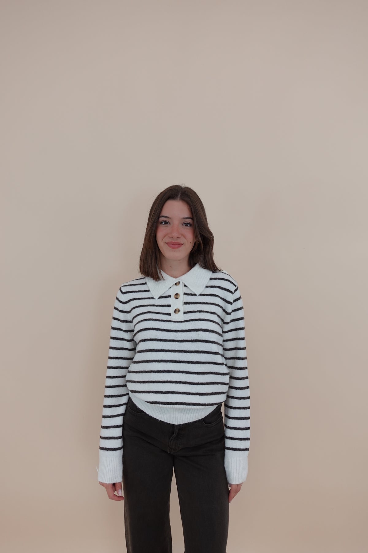 Maglione Line Bianco