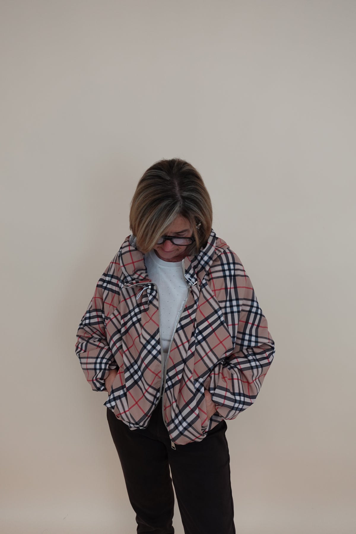 Giacca country Beige