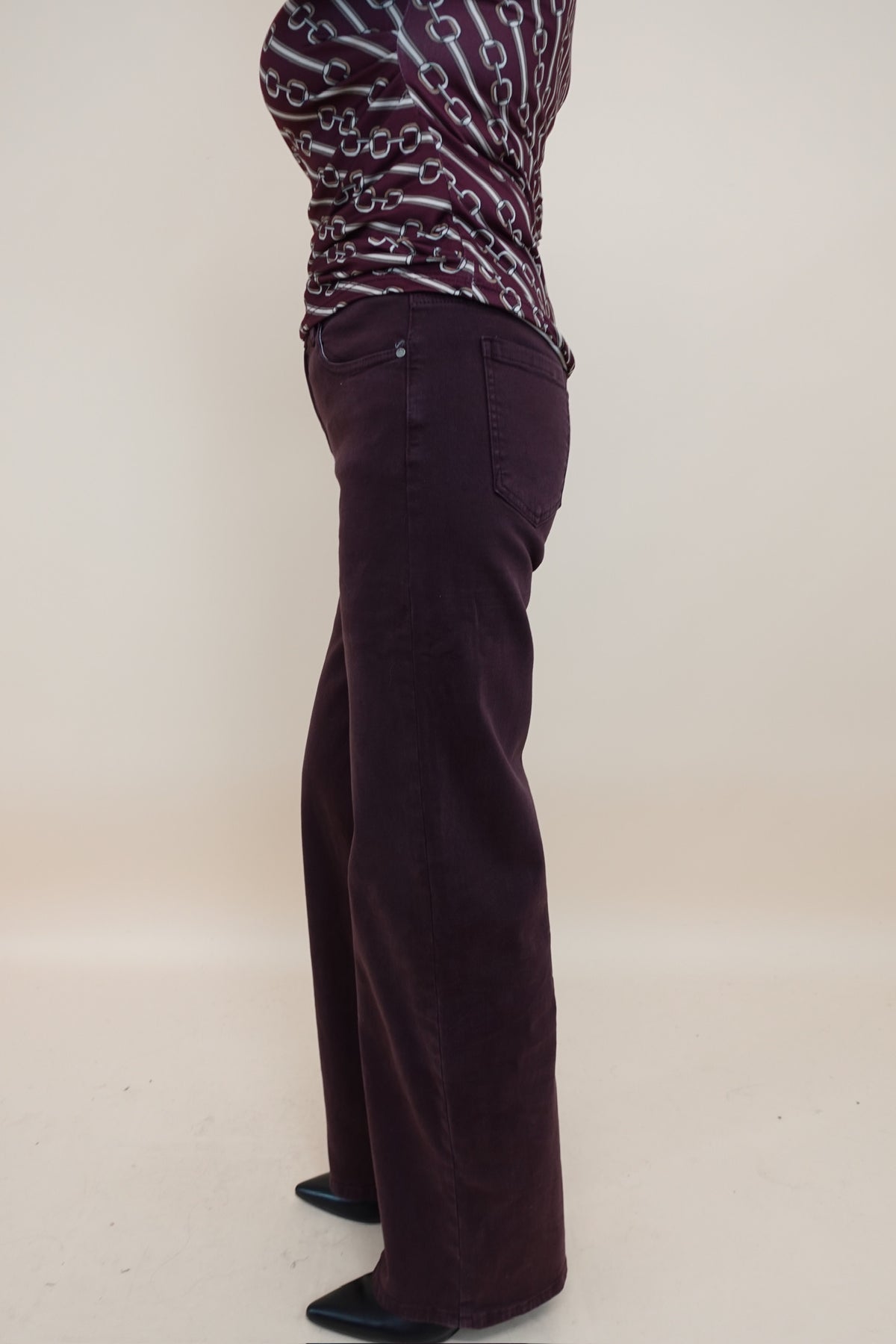 Jeans Palazzo Autumn Bordeaux