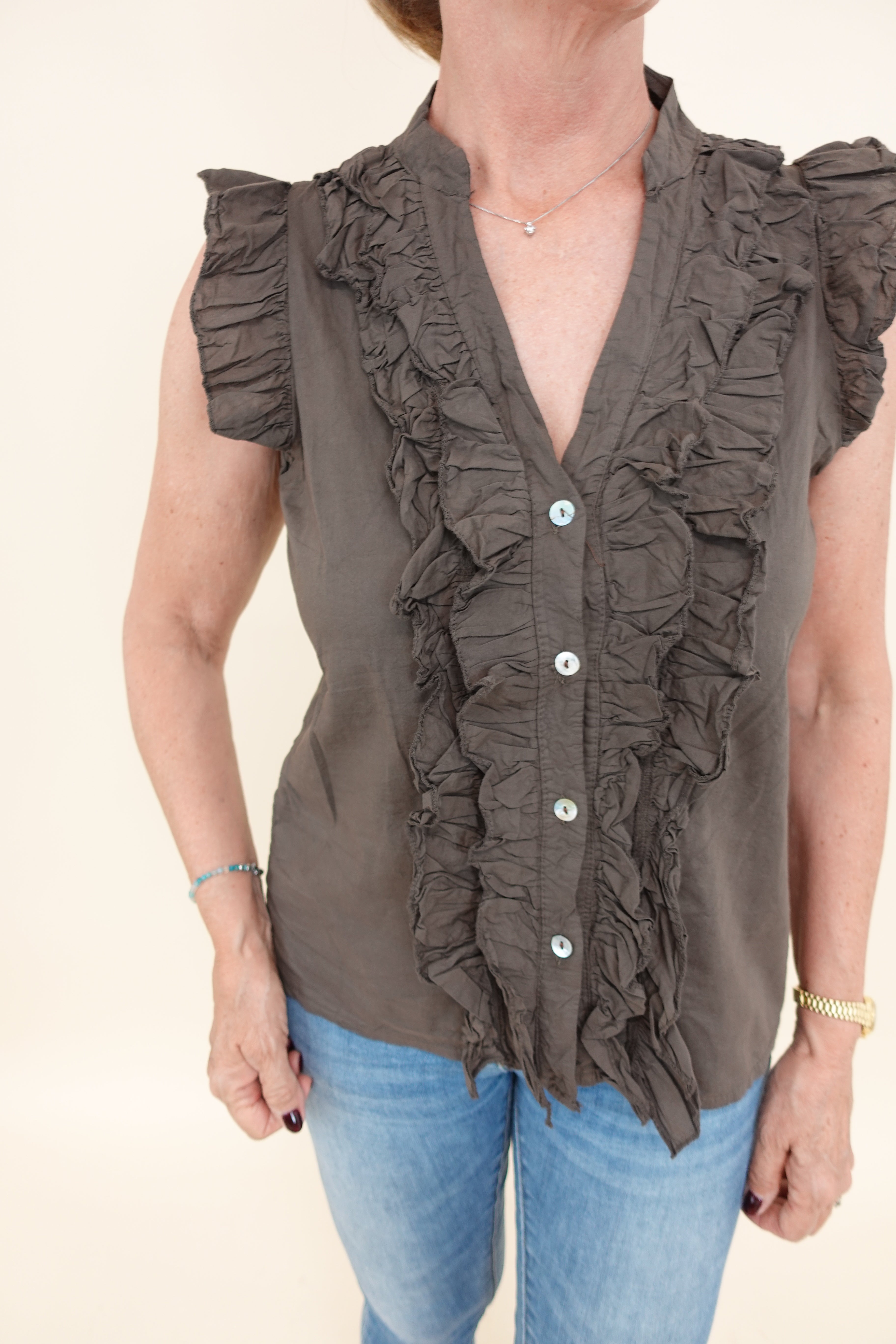 Camicia Fru Marrone