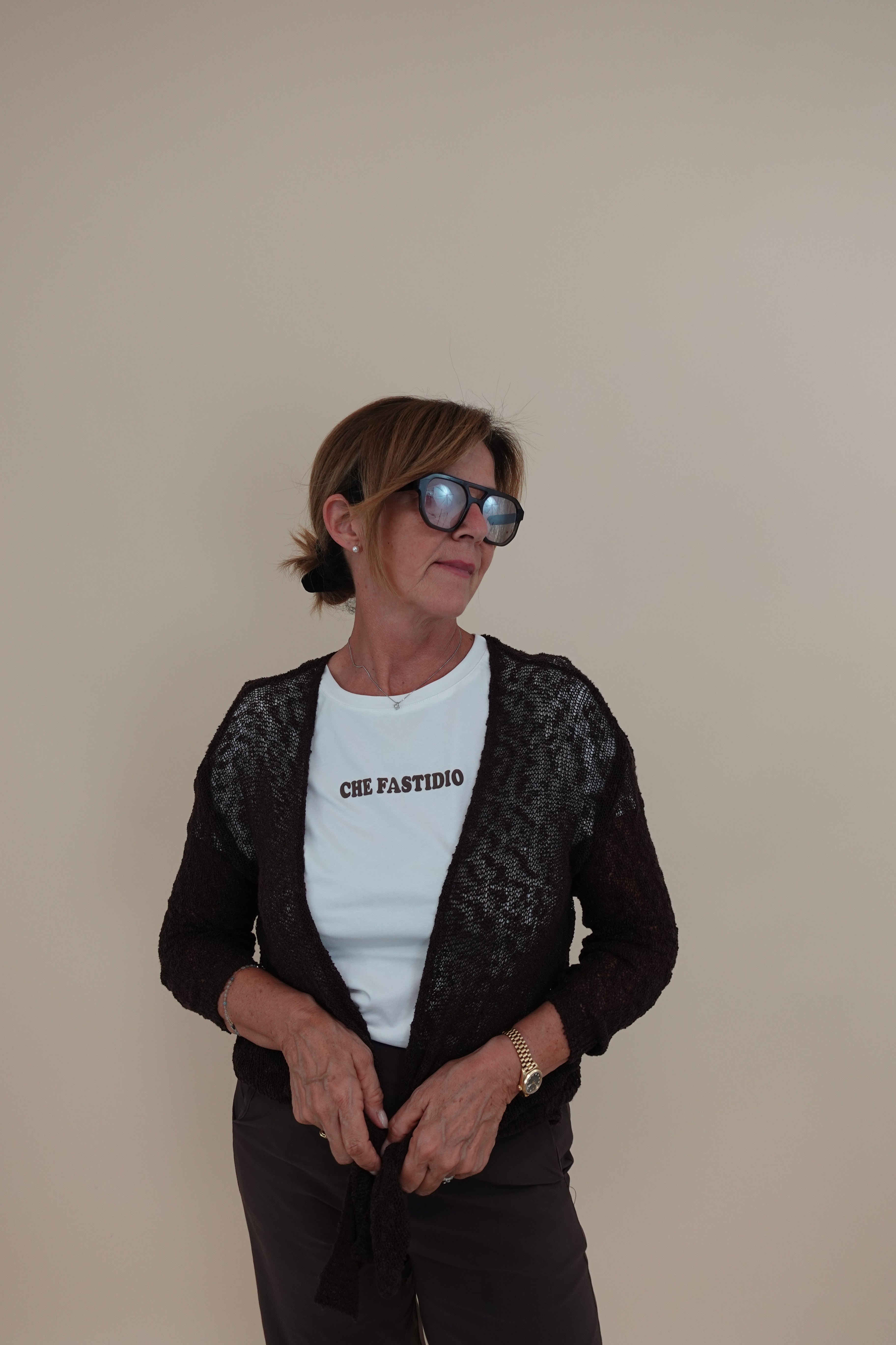 Cardigan Canazei Marrone