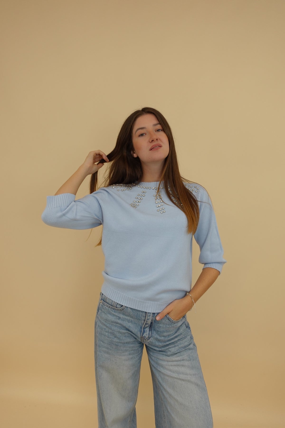 Maglia Sabrina Azzurro