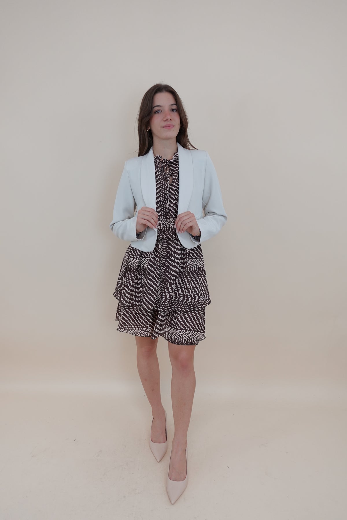 Giacca Crop Beige