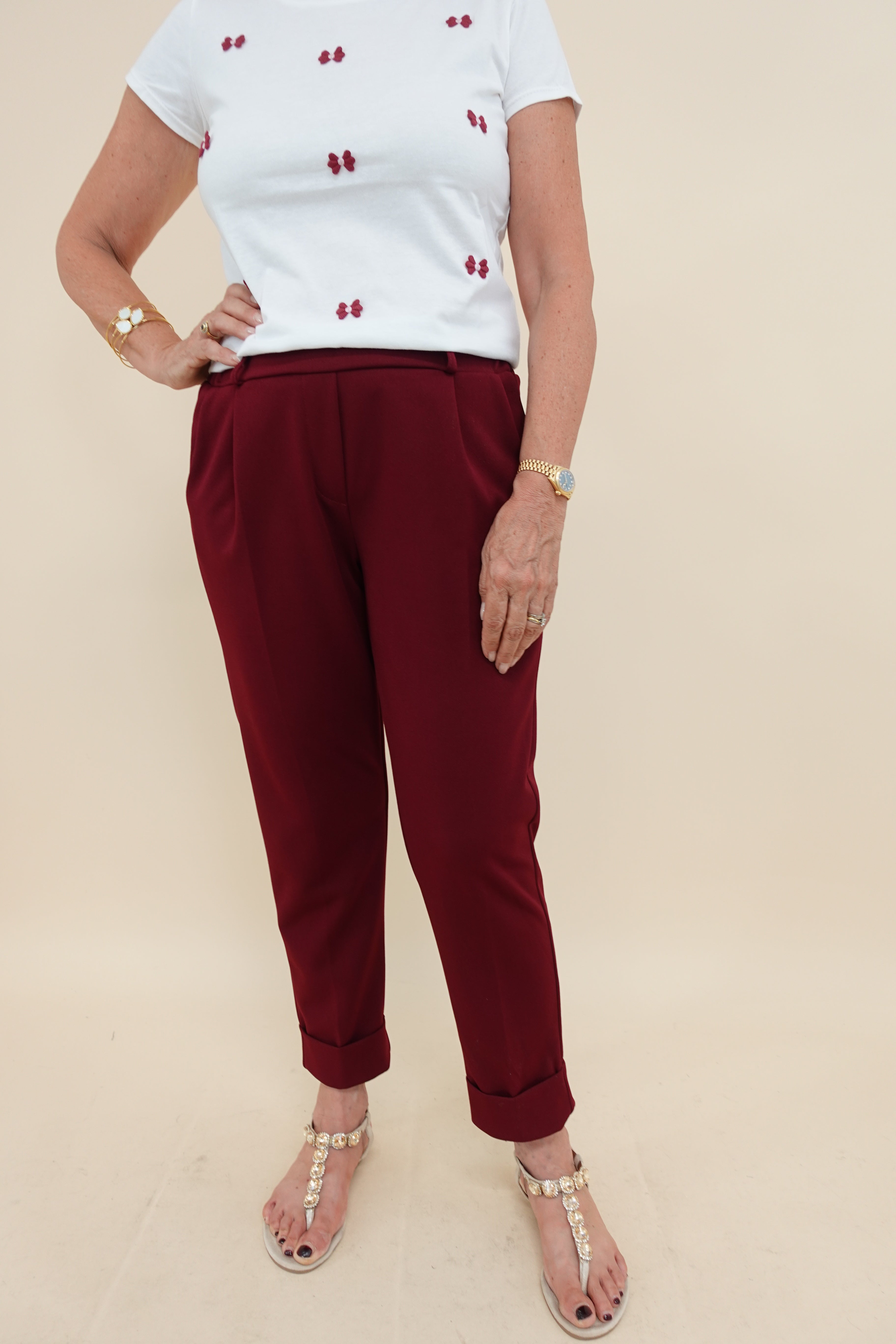 Pantalone Must Bordeaux