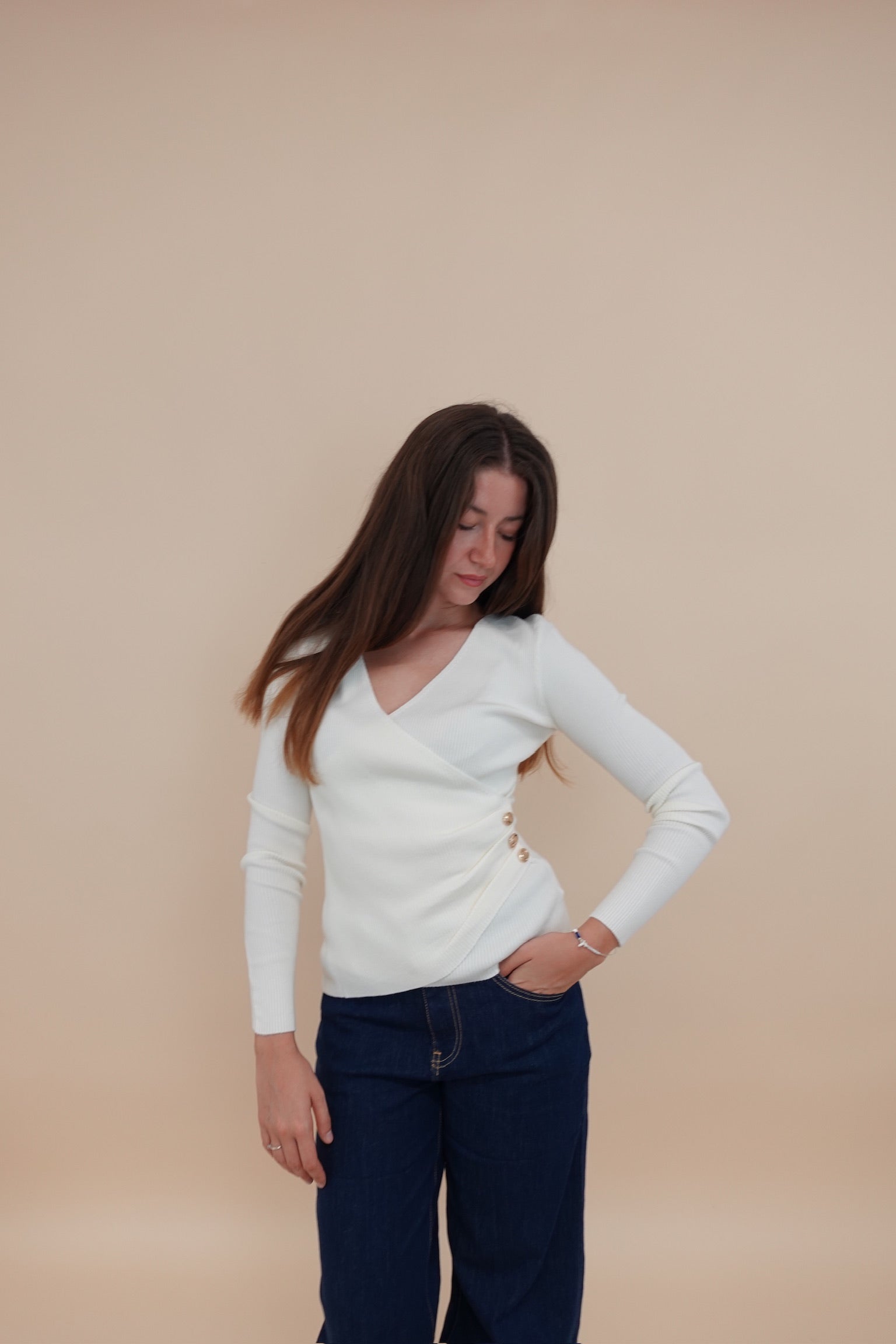 Maglioncino Elisabetta Bianco