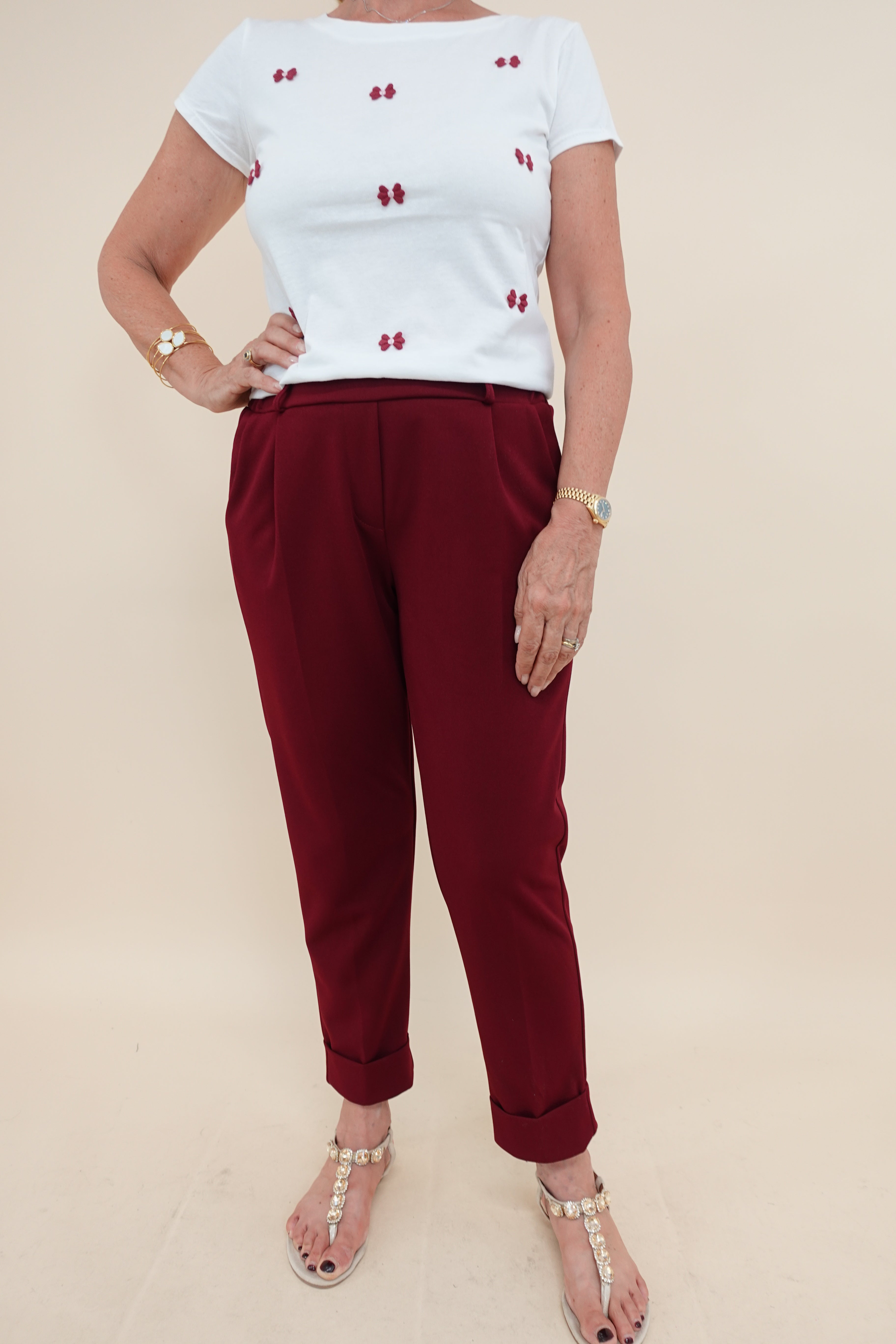 Pantalone Must Bordeaux